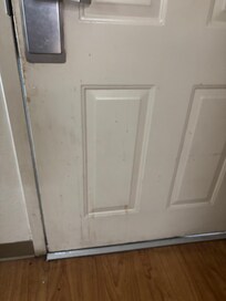Back of front door