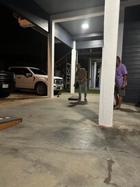 Covered parking and for games
