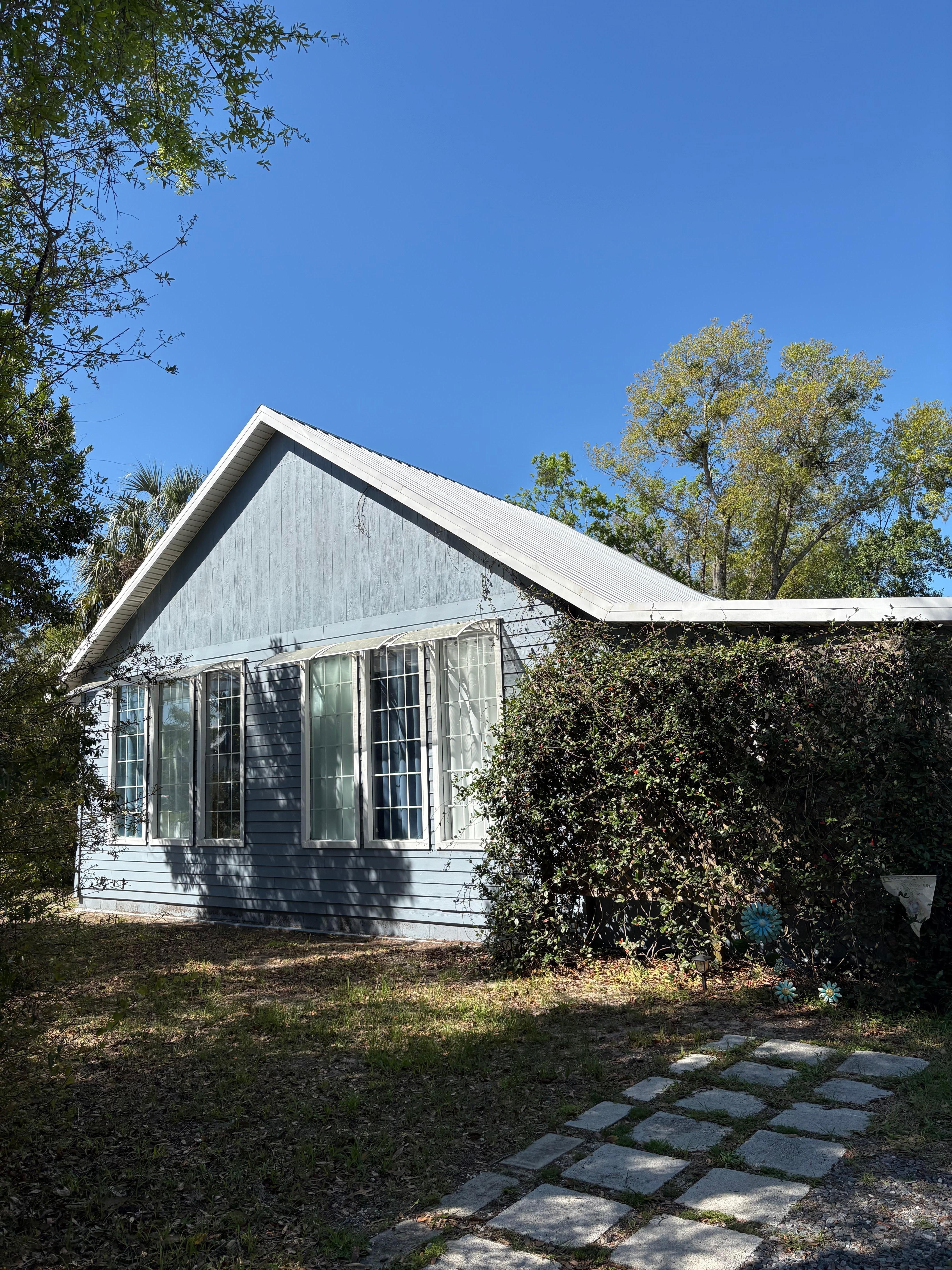 Secluded in its own space. I love a little privacy 