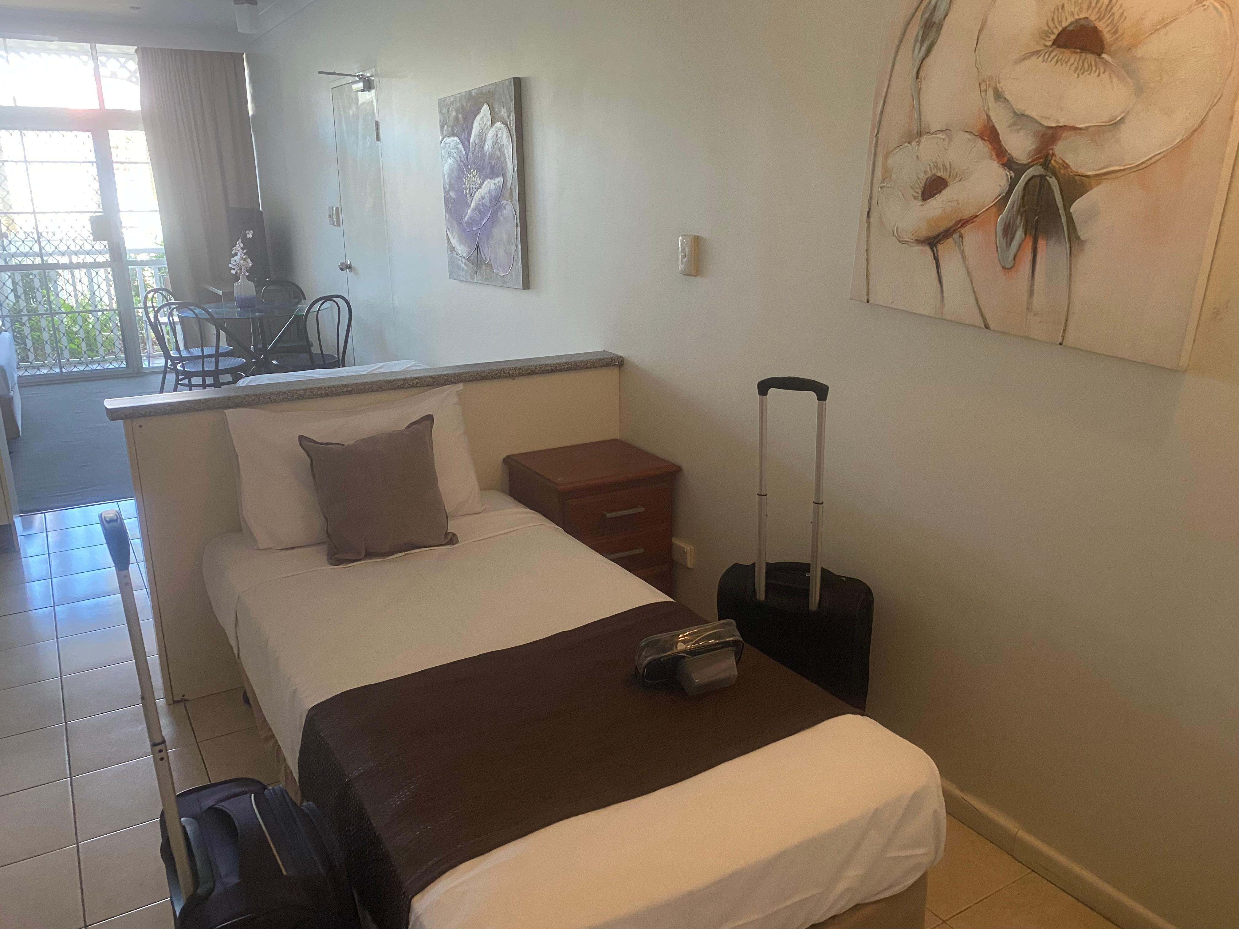 First impressions on the room upon entering 