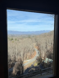 View from upstairs window