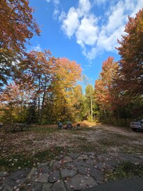 The sun coming up in camp. Fall is so beautiful