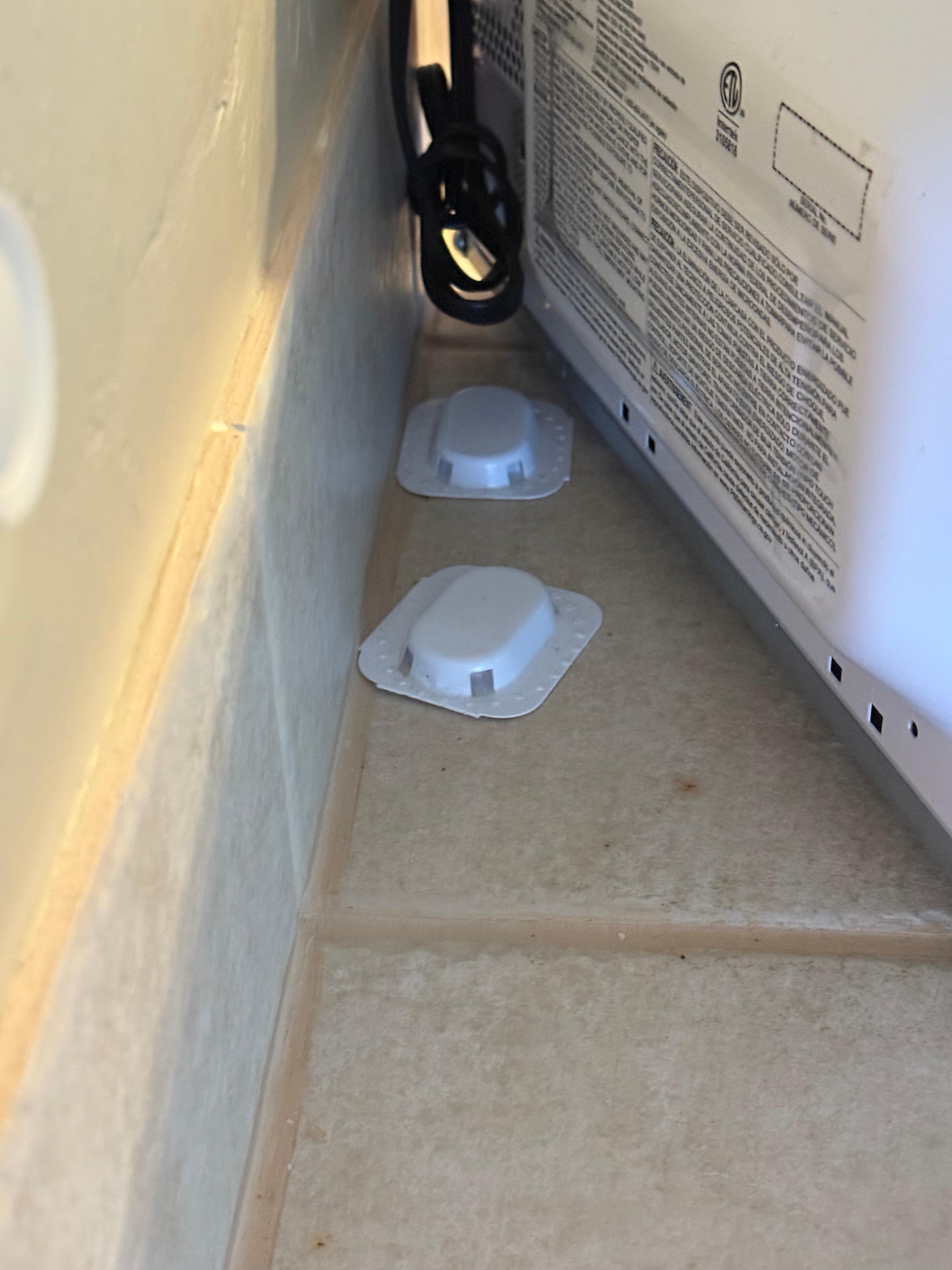 Roach motels behind-under the microwave