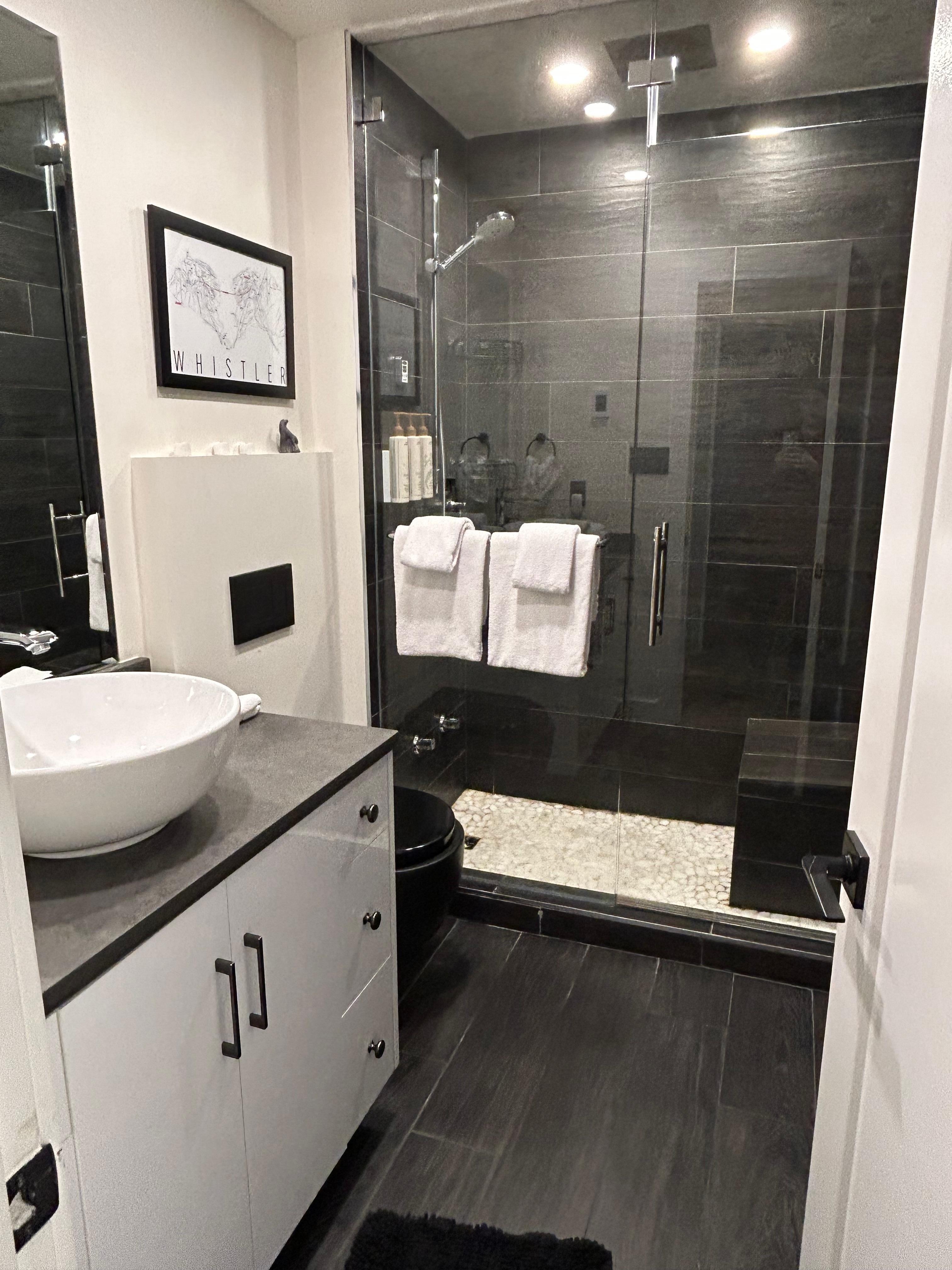 One and only bathroom 