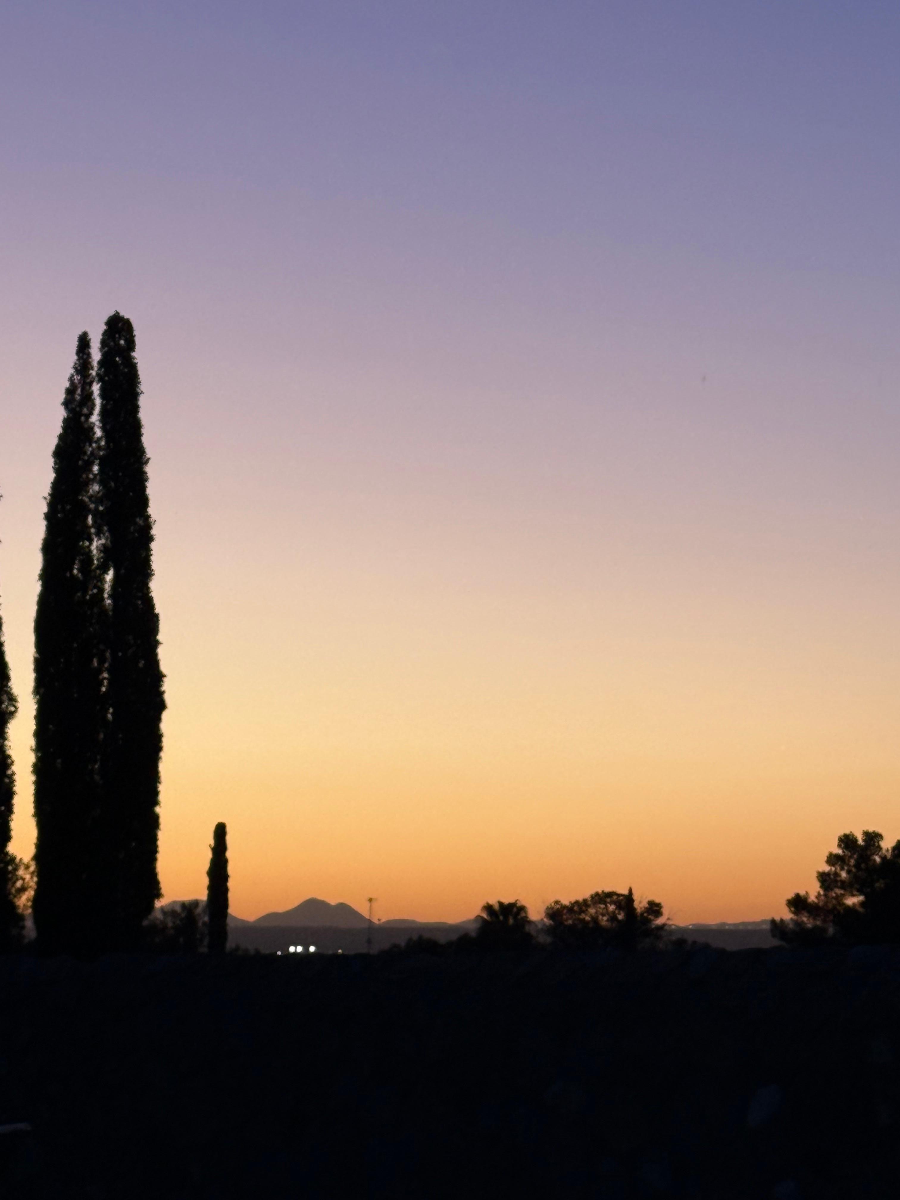 The sunset views are incredible from the backyard. 