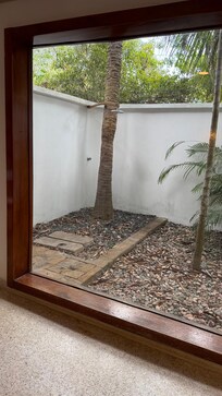 Private outdoor shower surrounded by nature — peaceful, clean, and spa-like