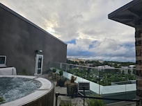 A beautiful view from the Wellness center.