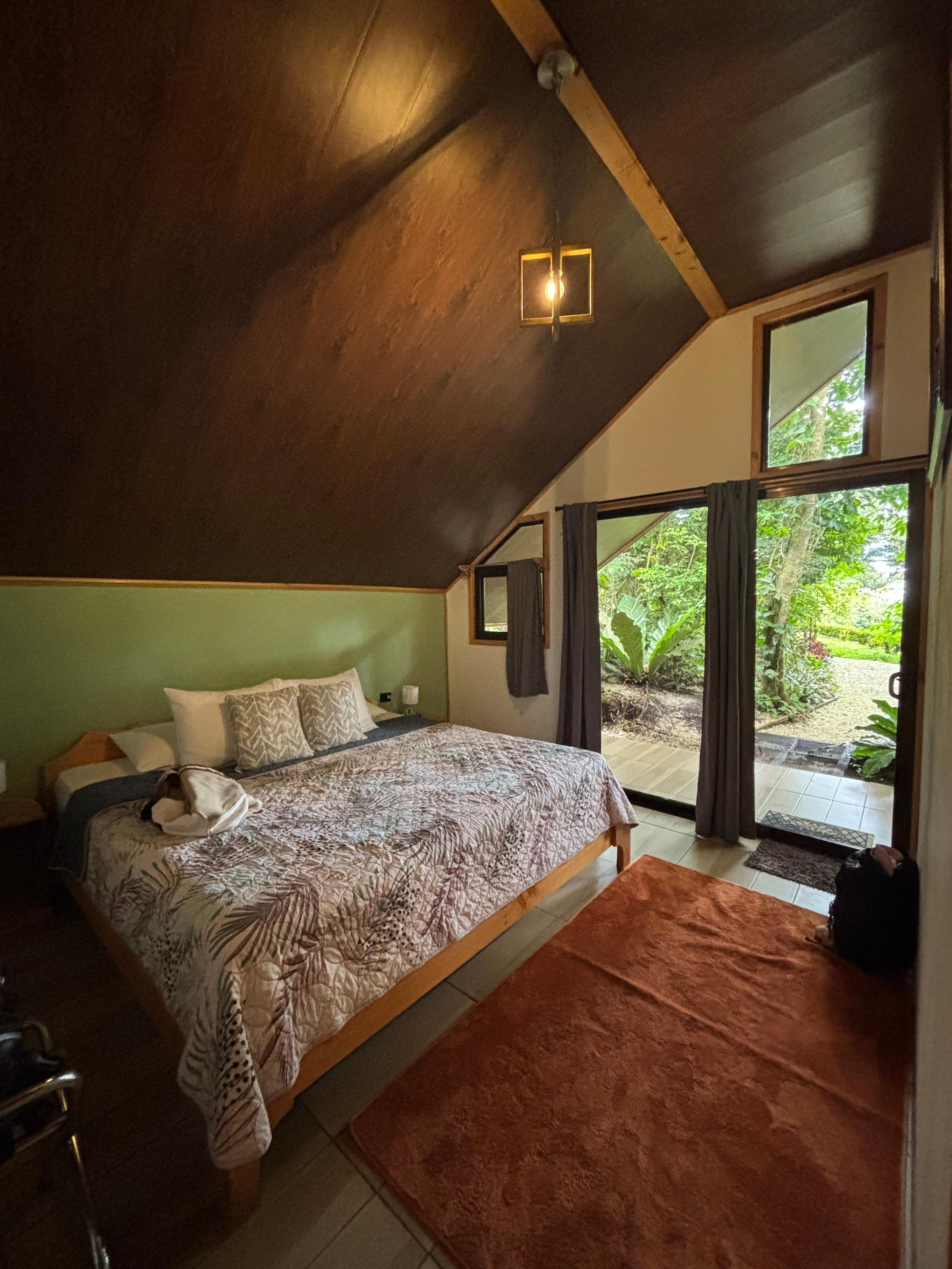 One of the rooms in the suite. 