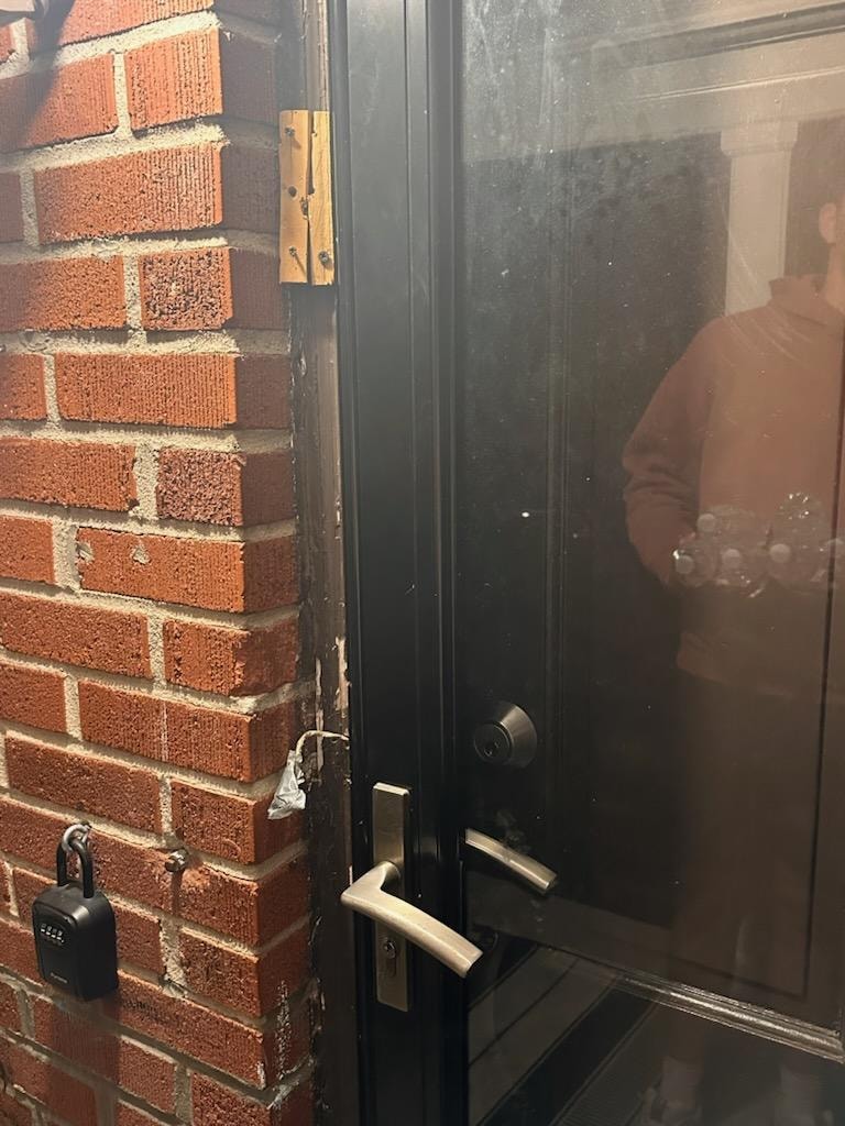 This is what the front door looks like.