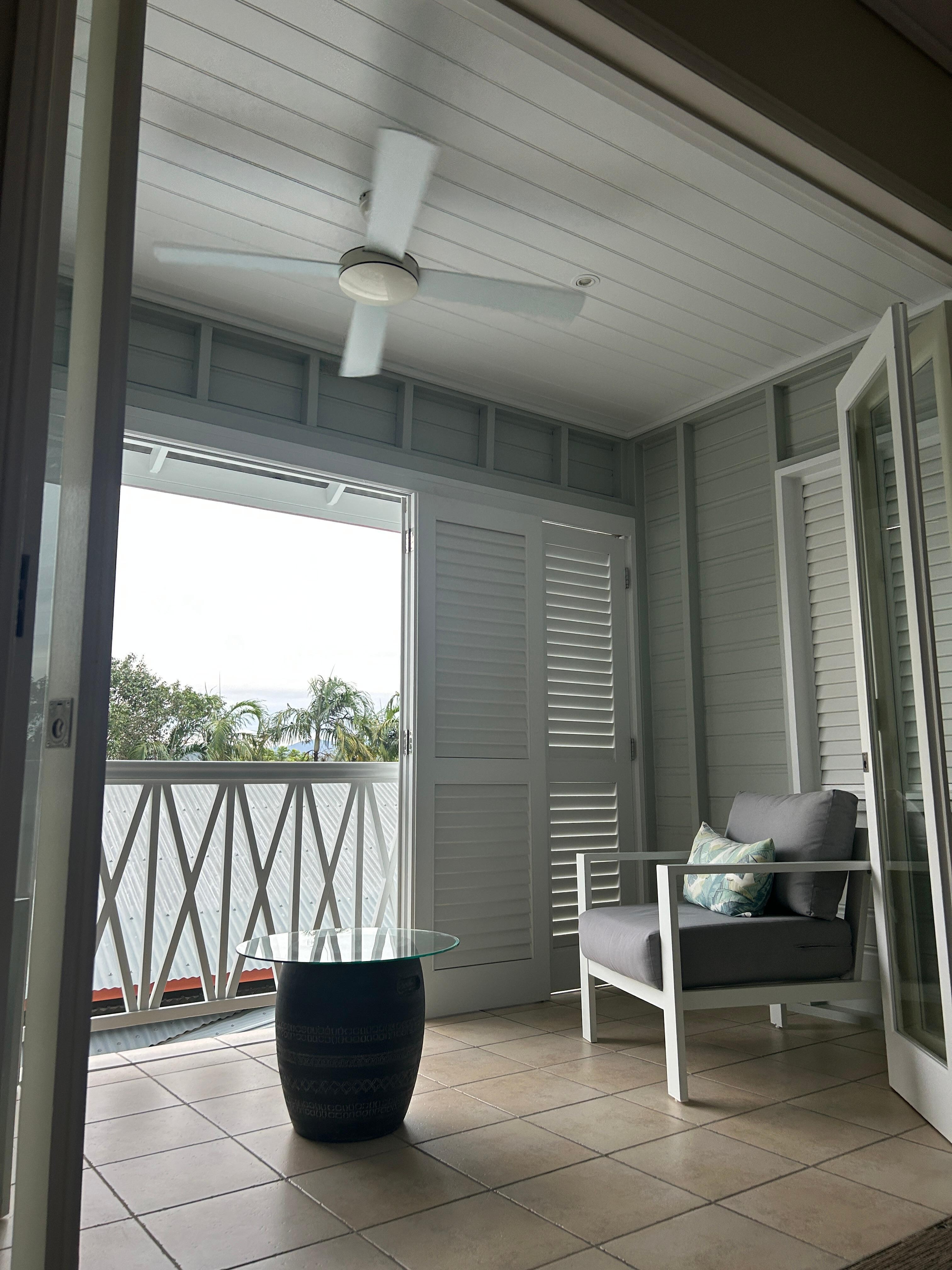 Lovely patio/balcony from master bedroom 