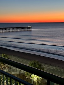 Beautiful sunrise from the balcony!