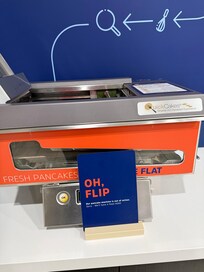 Broken pancake machine. But when I said, “it’s broken”, a staff member barked at me, “it’s not broken! Just needs a new battery!” I was there 4 days and it was never up and running.