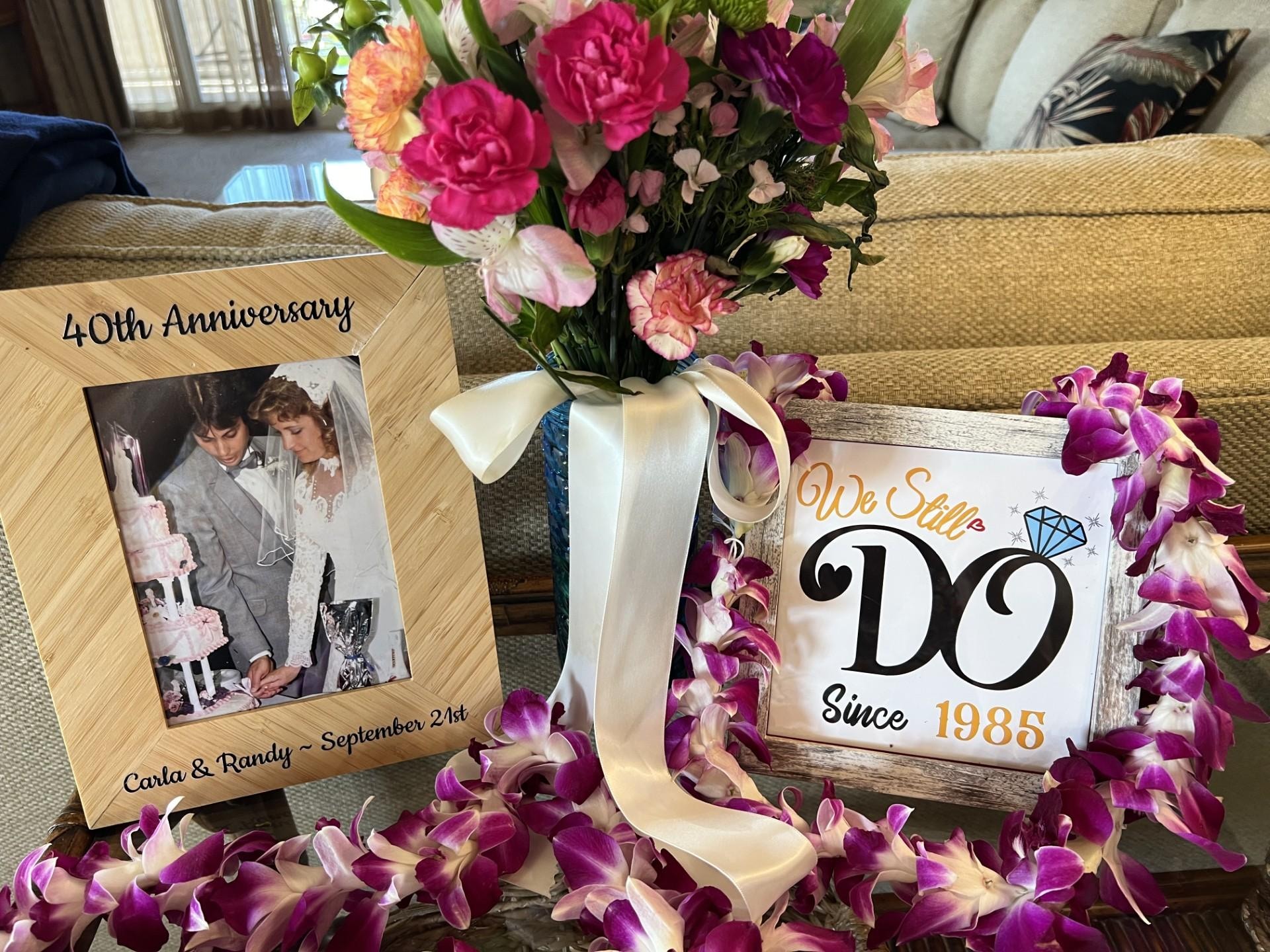 Wonderful place to celebrate a special Anniversary! 