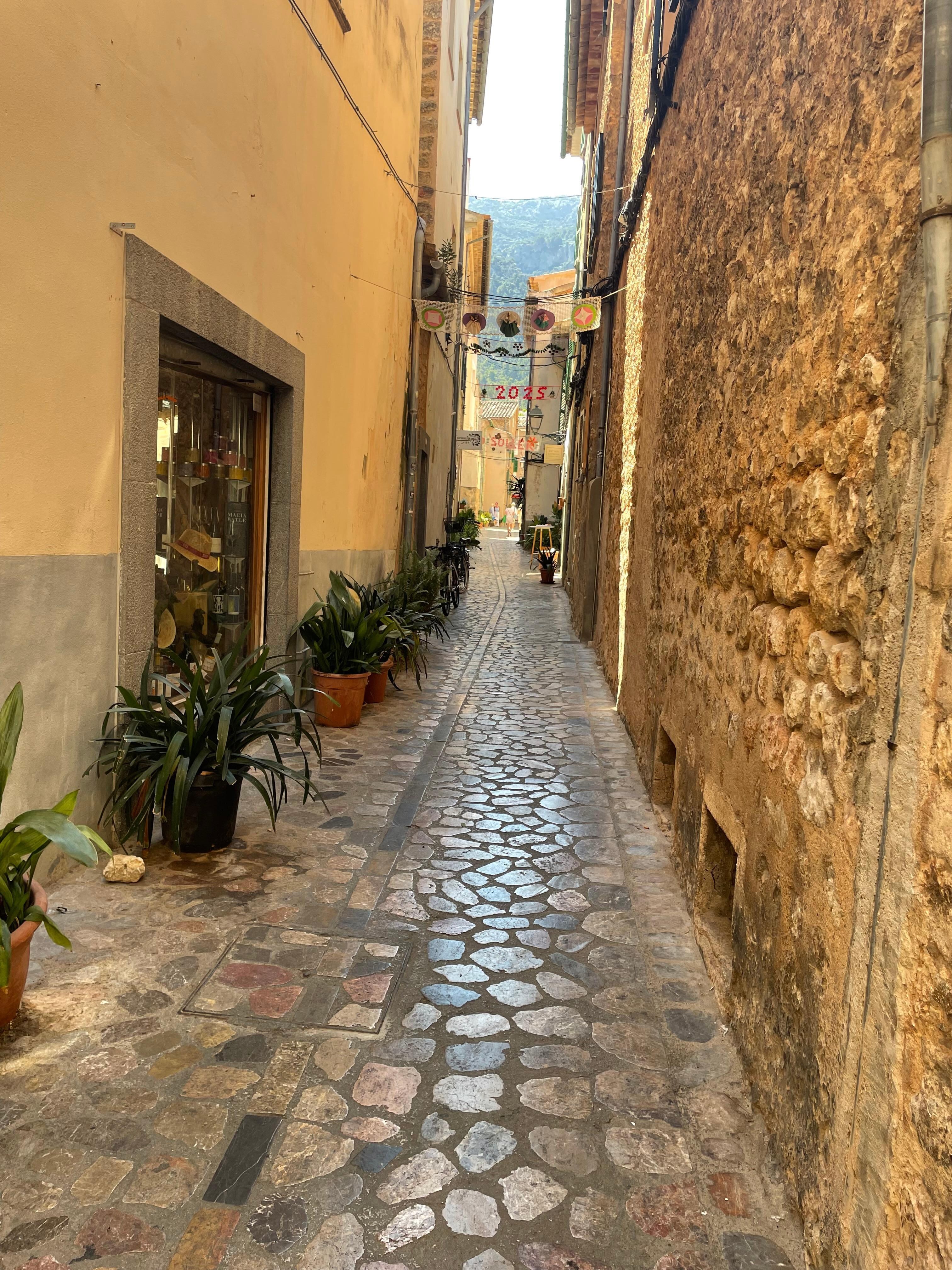 One of many beautiful streets in Soller