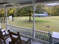 View from back porch.