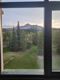 View from our mountain view room