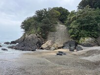 Nearby beach