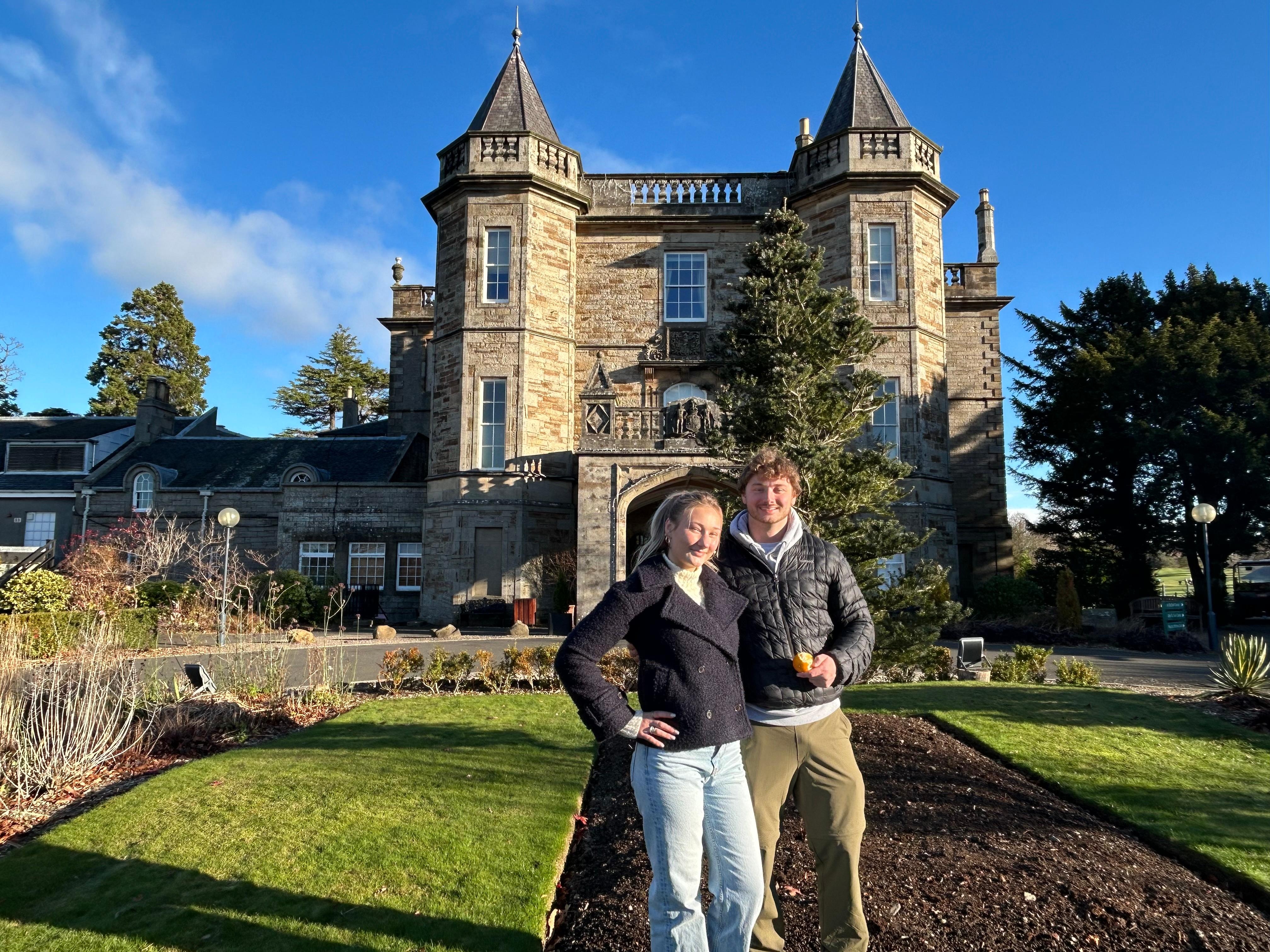 Front of Dalmahoy Manor