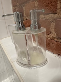 the soap upon arrival