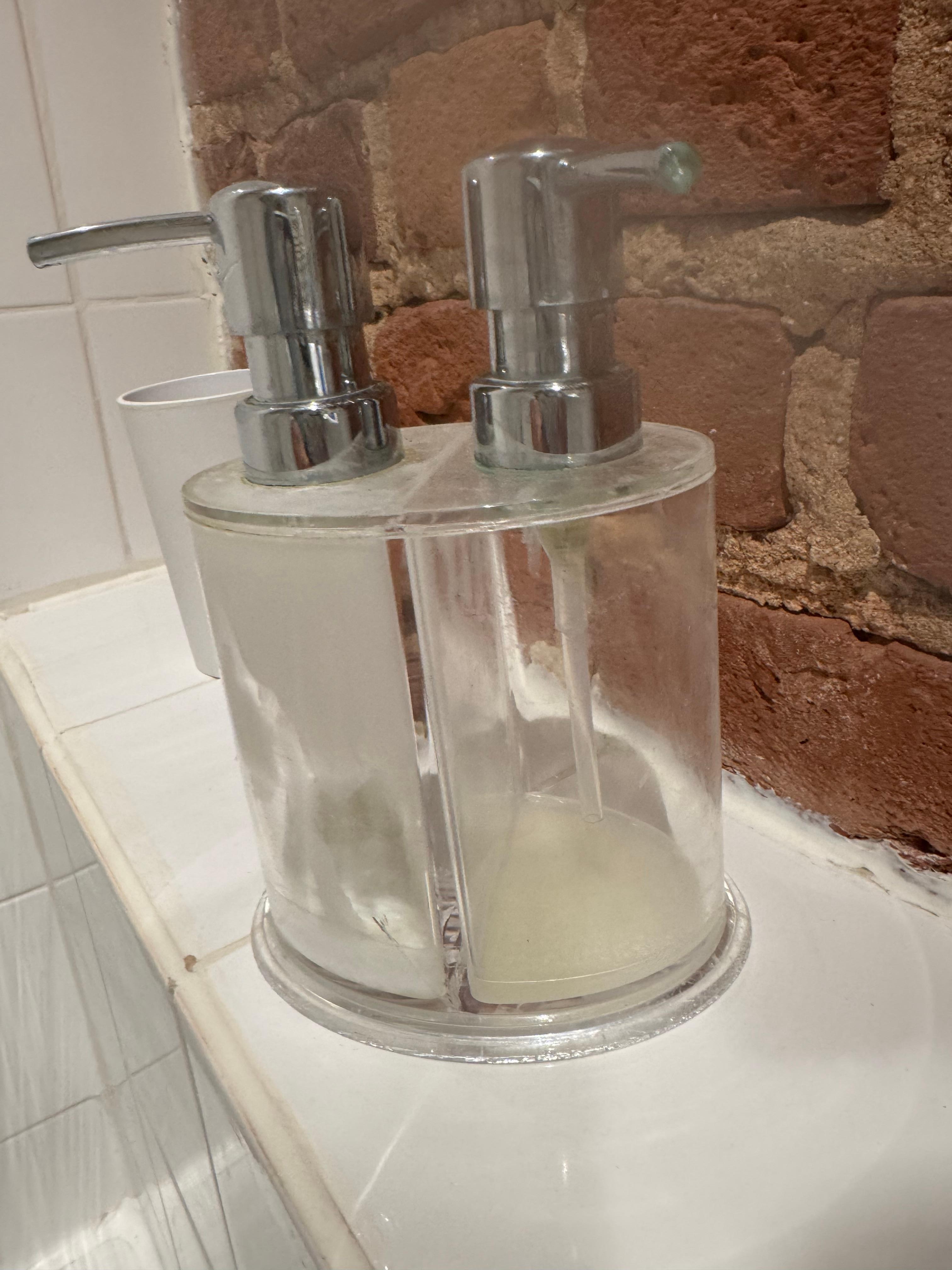 the soap upon arrival