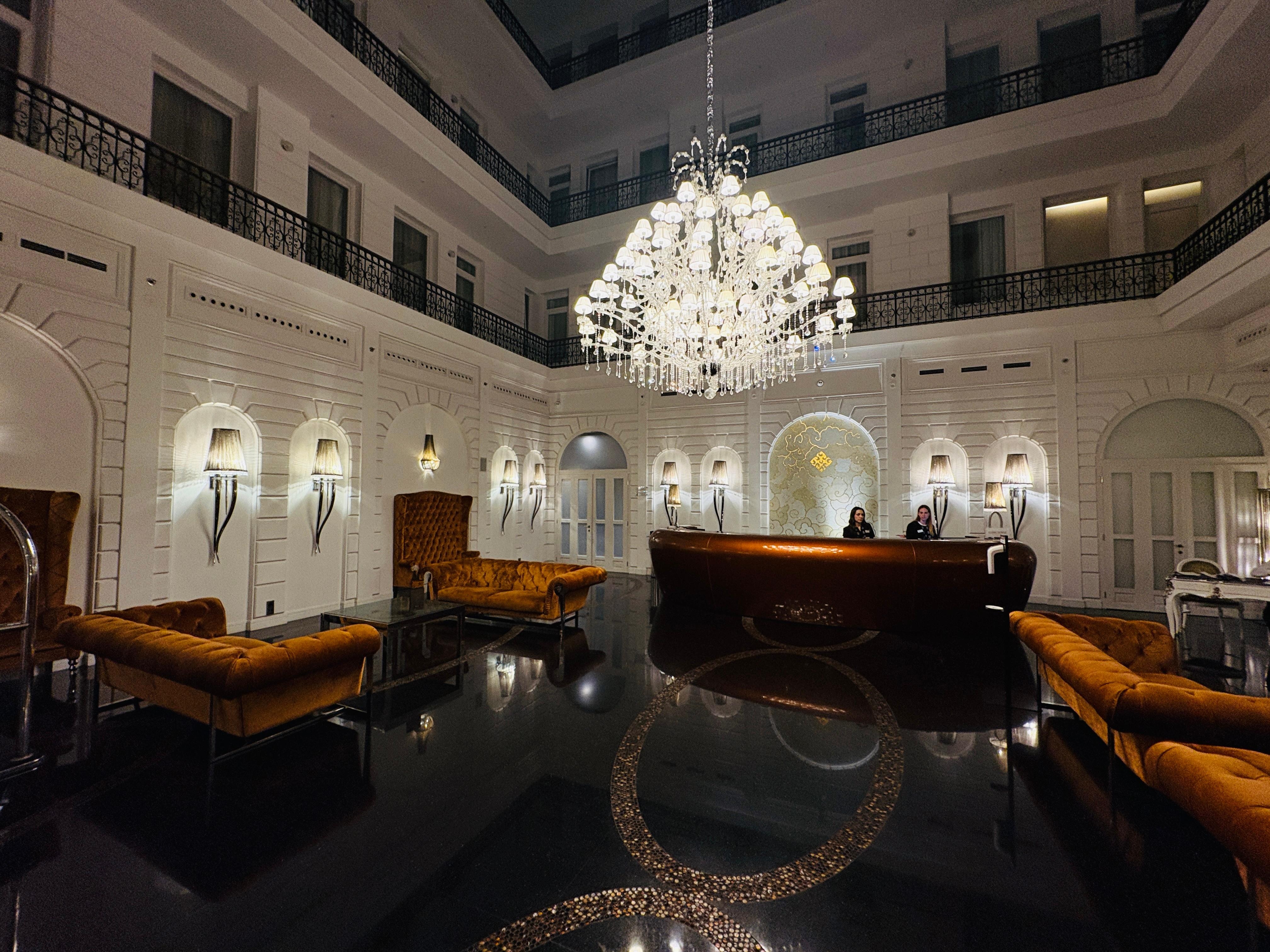 Lobby reception desk