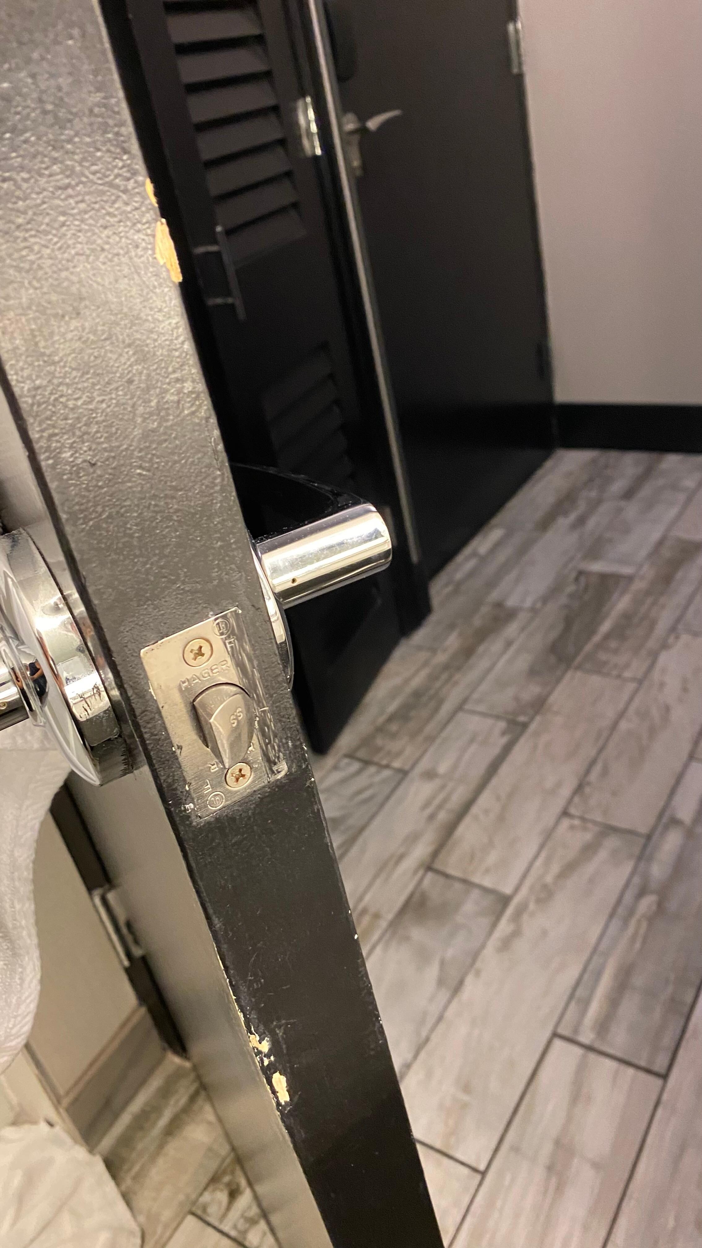 Bathroom door