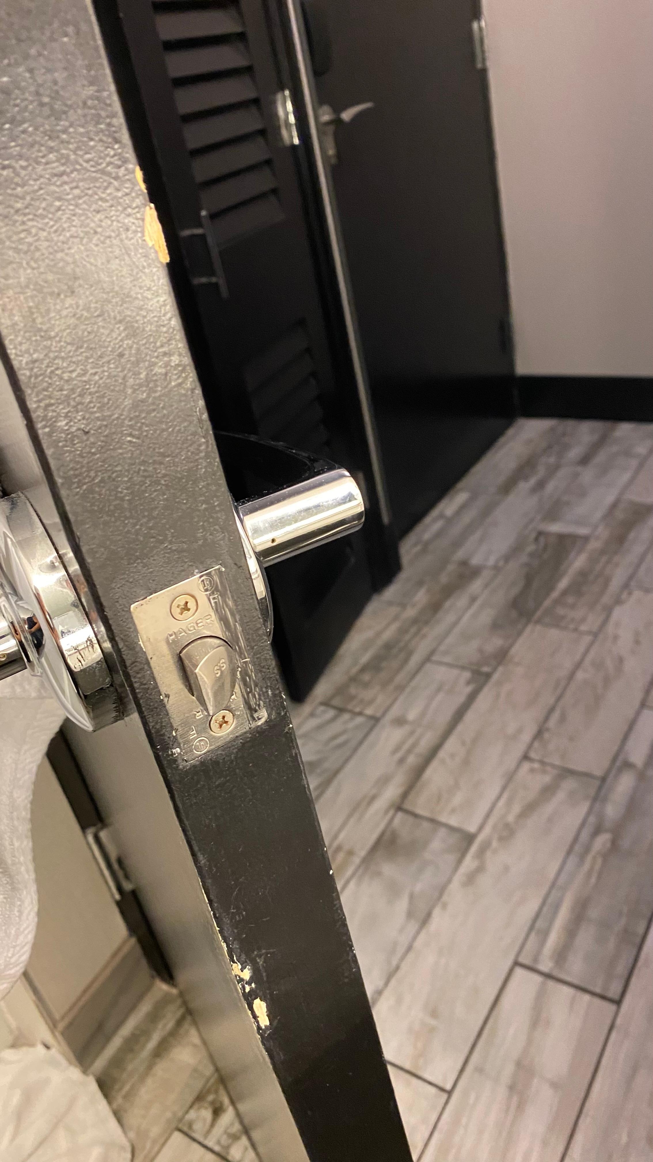 Bathroom door