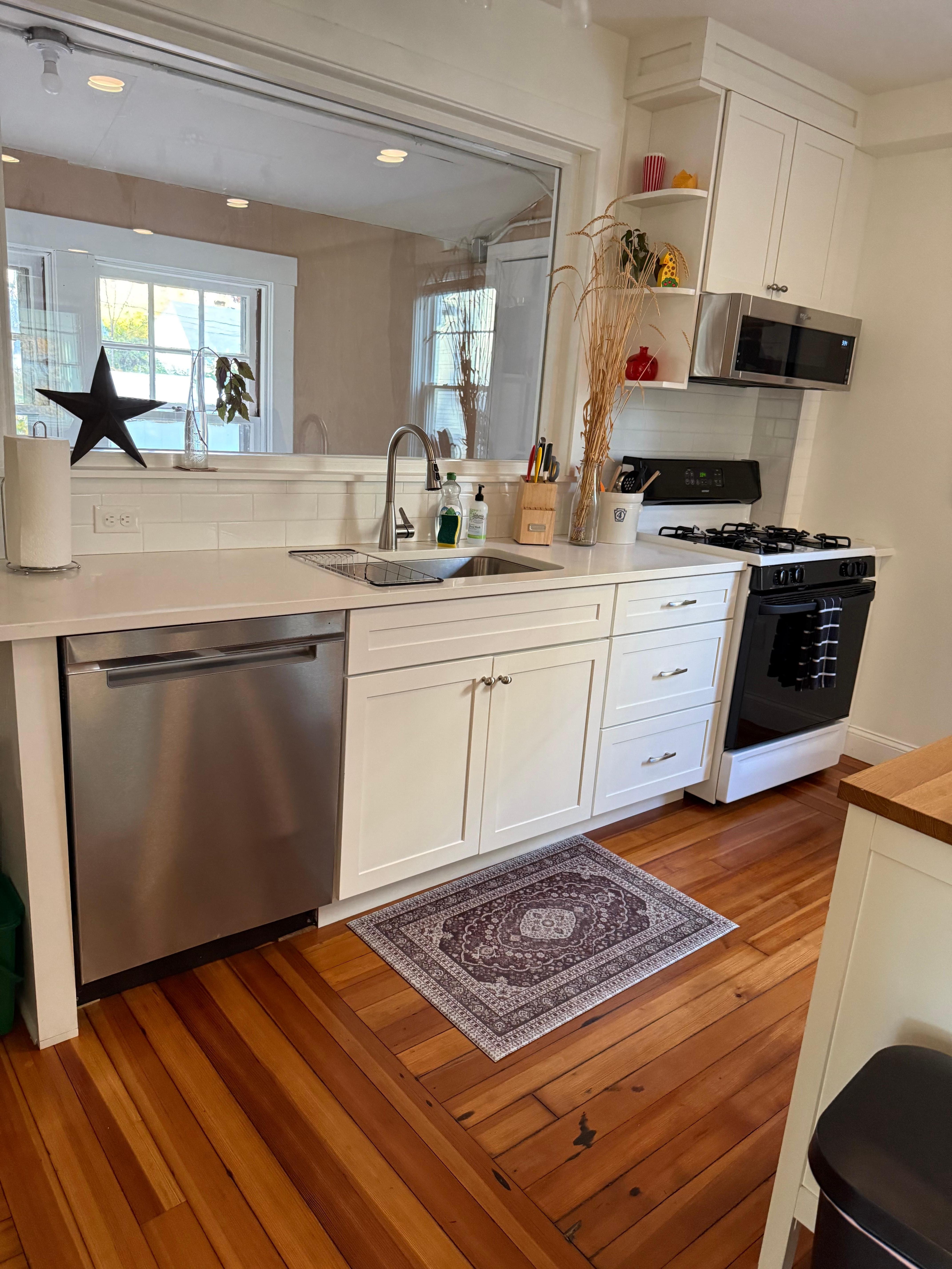 Nice kitchen, well stocked with items you will need to cook