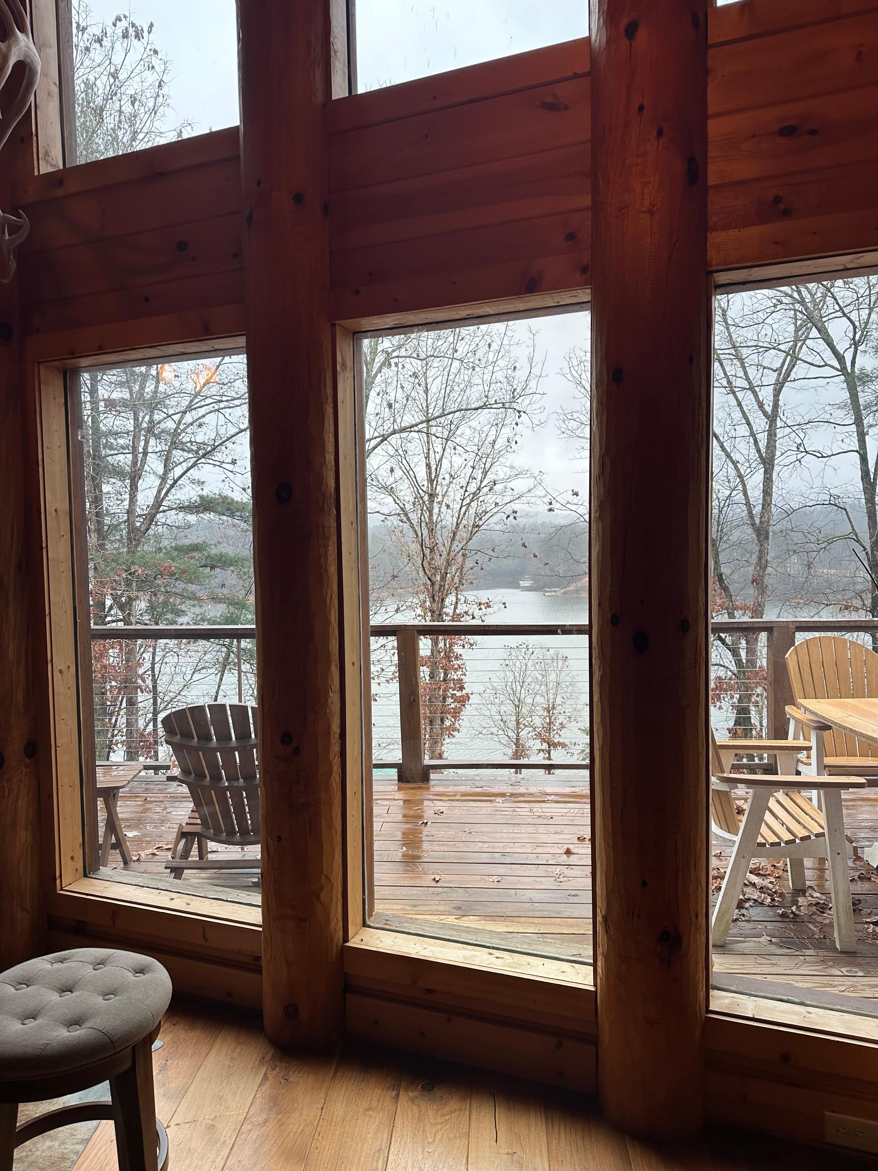 So cozy even on cool rainy days.