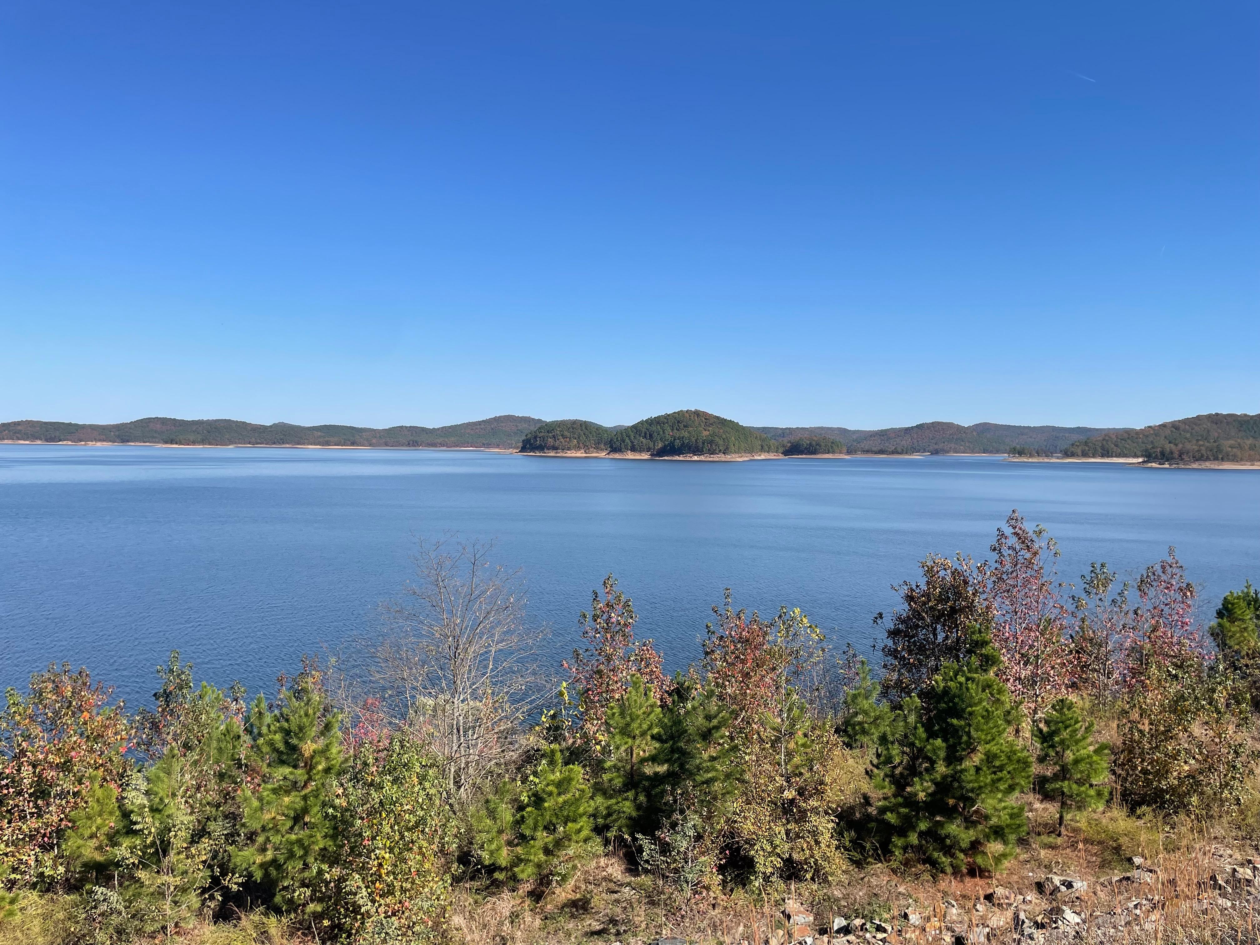 Broken Bow Lake in Beavers Bend state park..