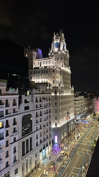Vista desde el restaurante rooftop,