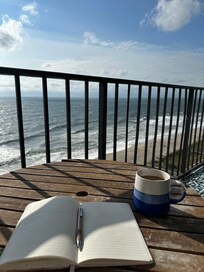 Morning on the balcony