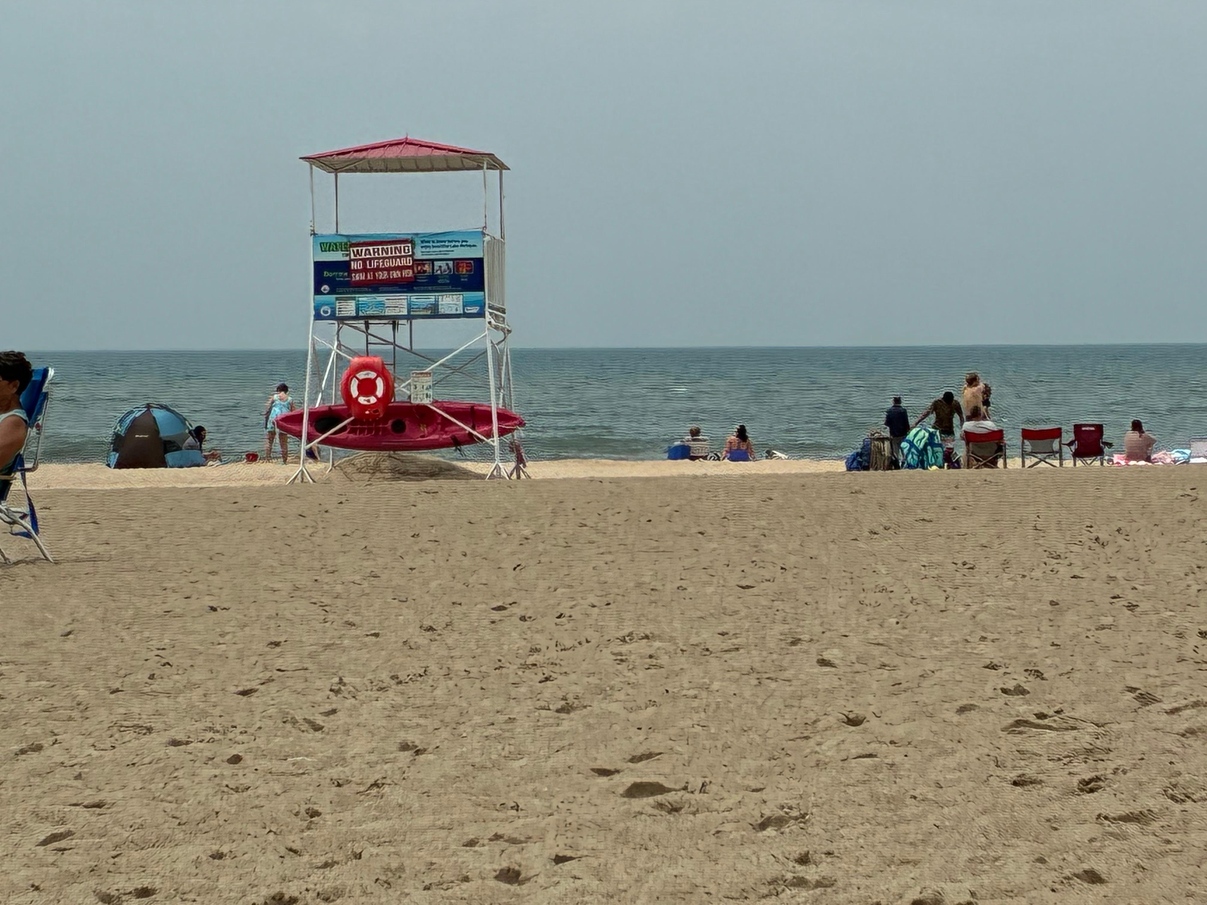 On the beach