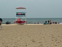 On the beach