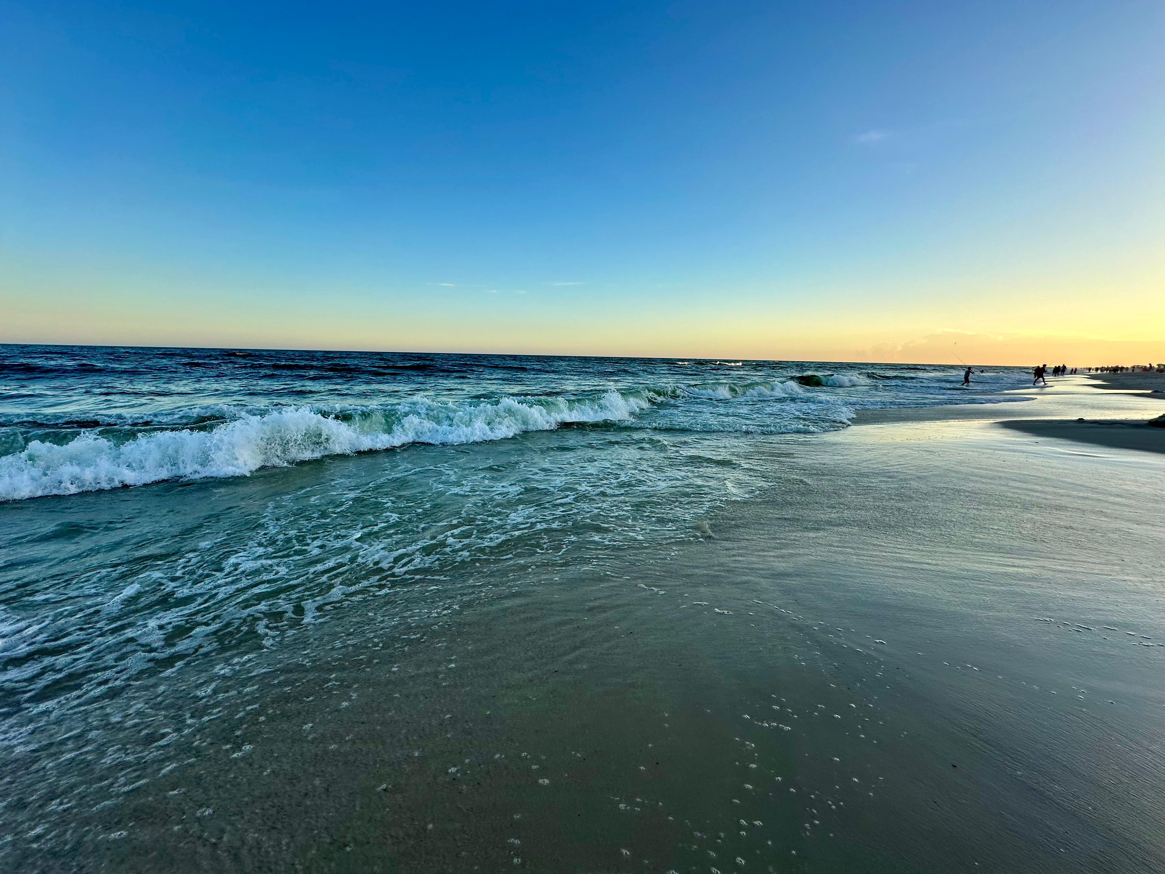 Sunset from the beach.