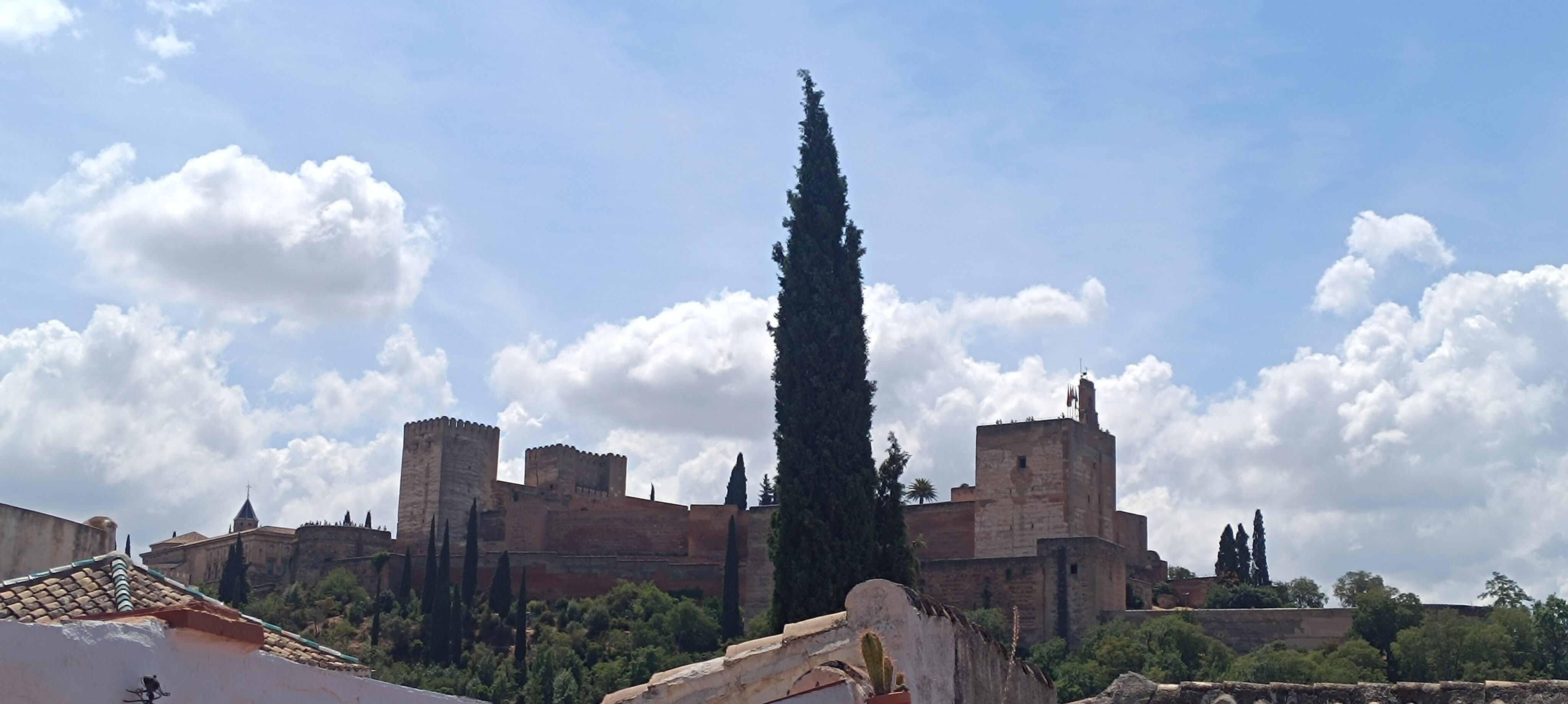 Vue de la terrasse de jour