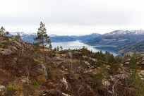 View from the hike up Samlen