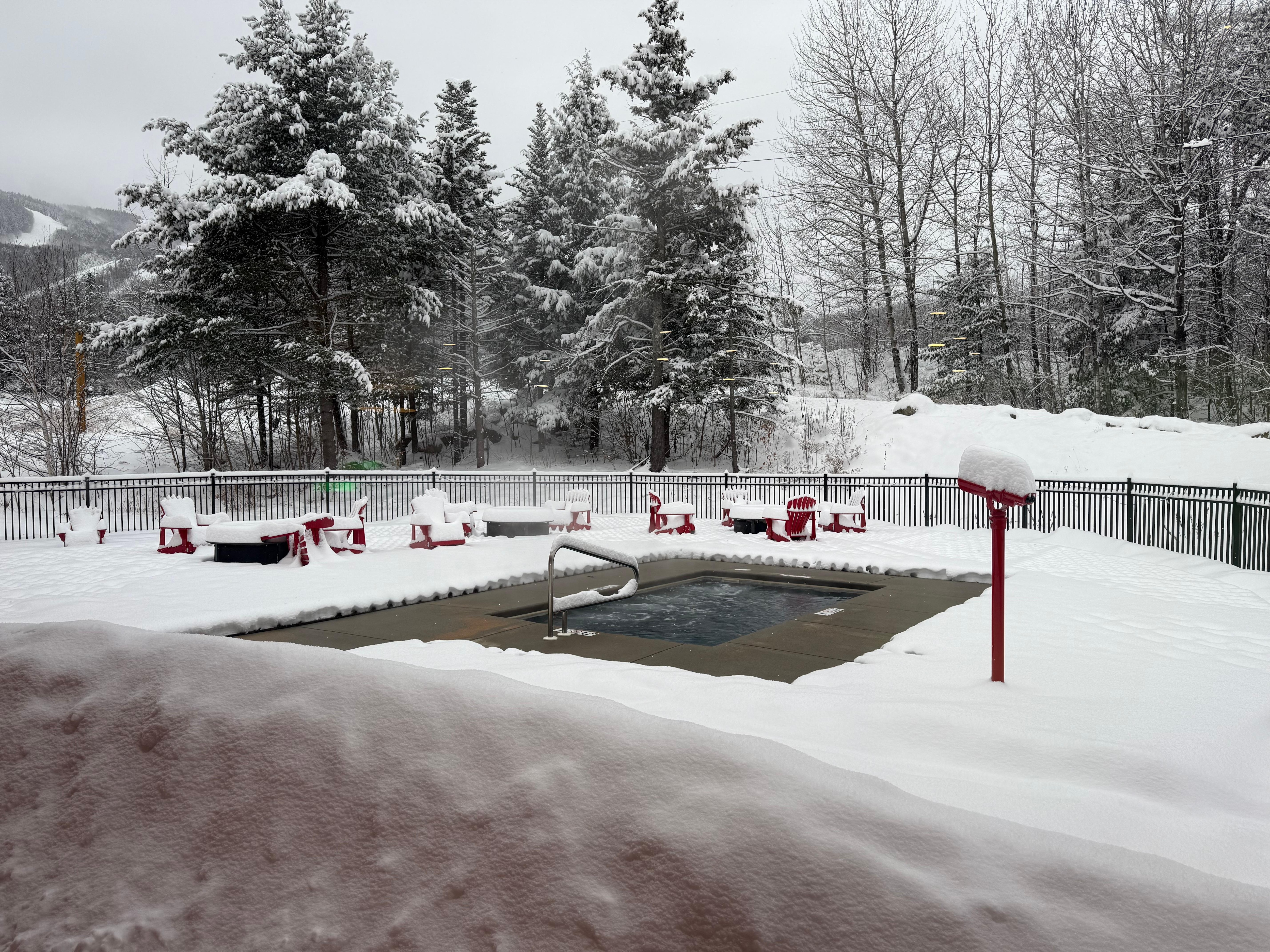 Inn hot tub