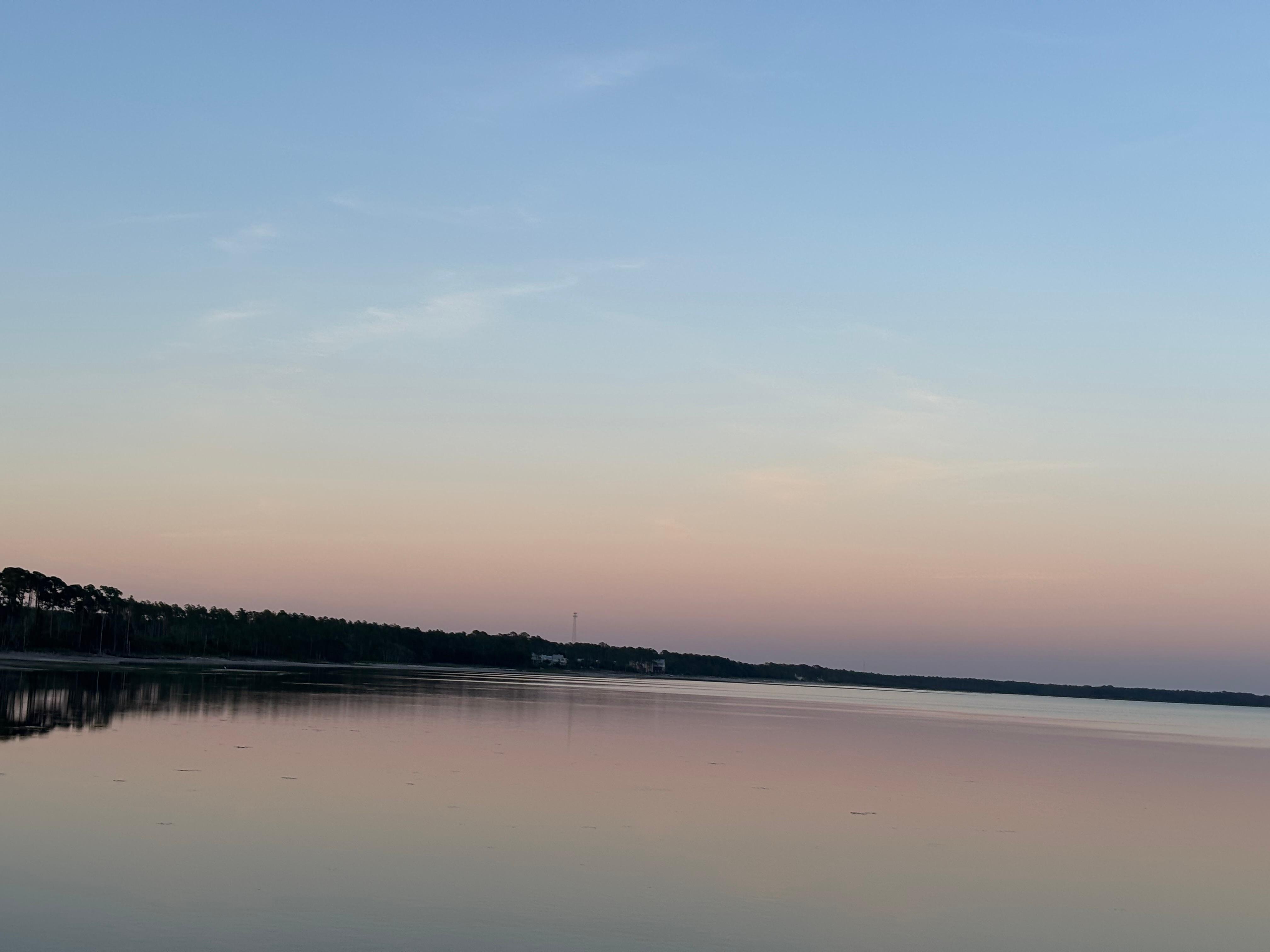 The view off the fishing pier
