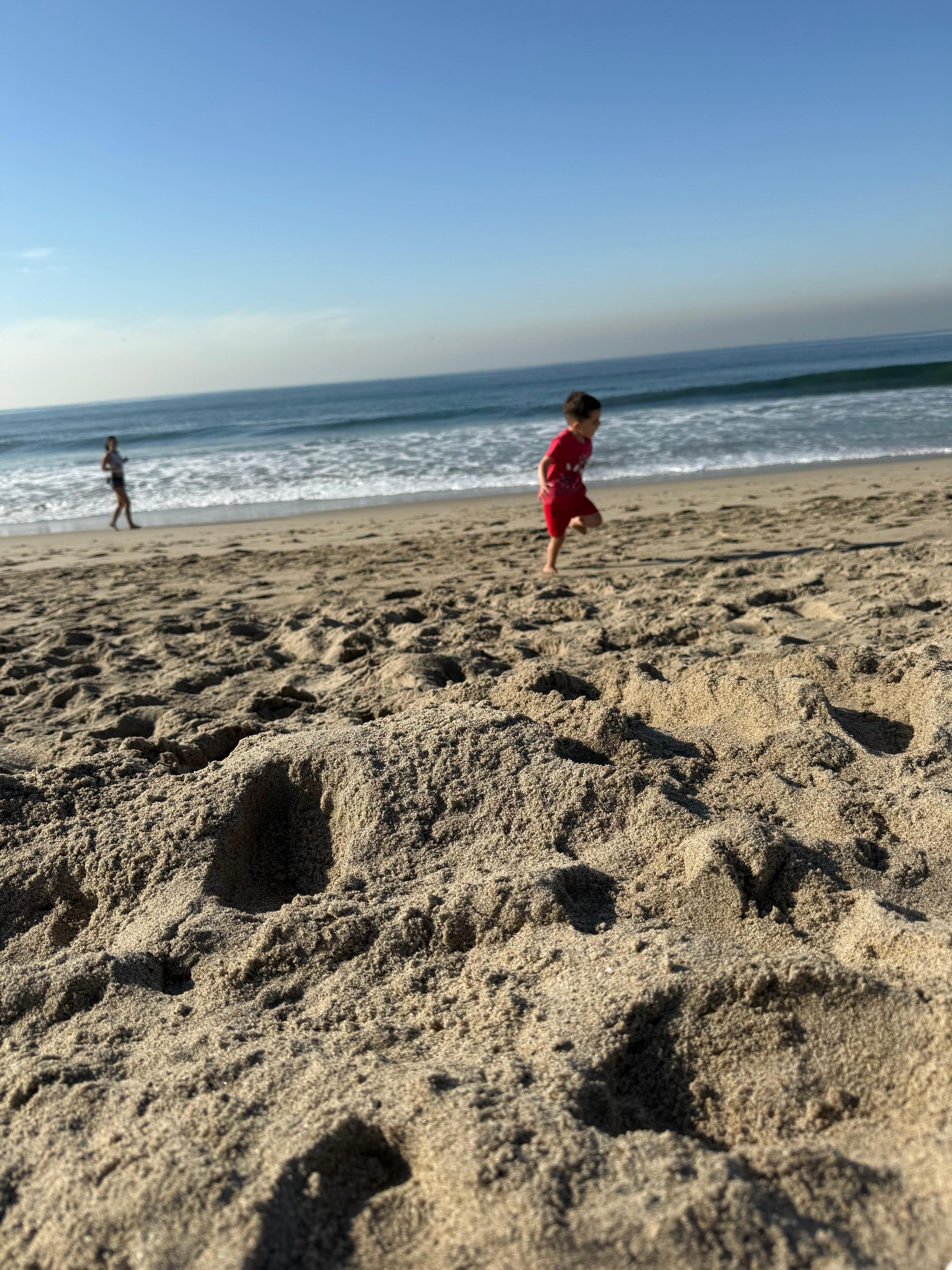 This is the beach directly in front 