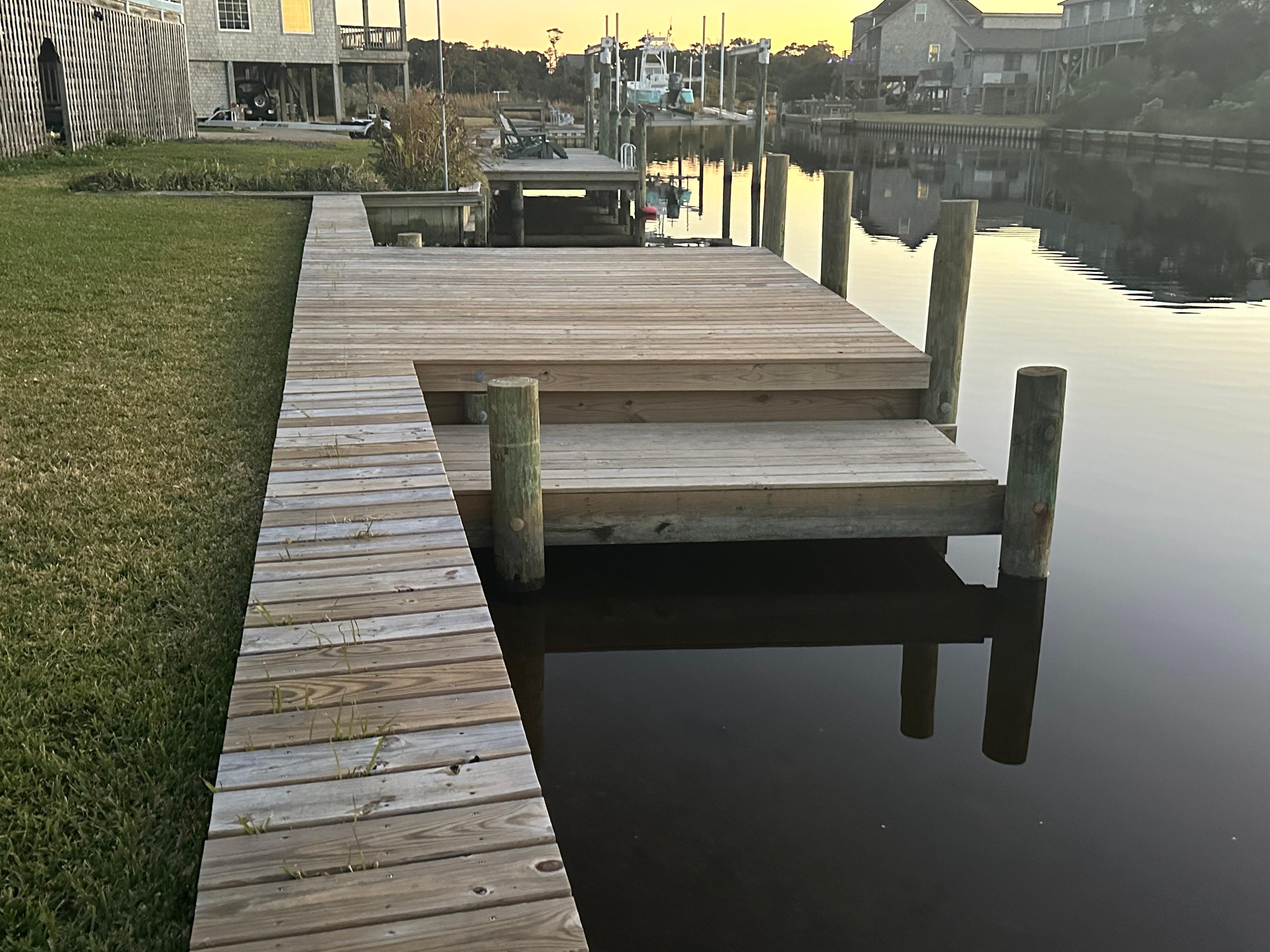 Your own dock for whatever, I netted bait for fishing. 