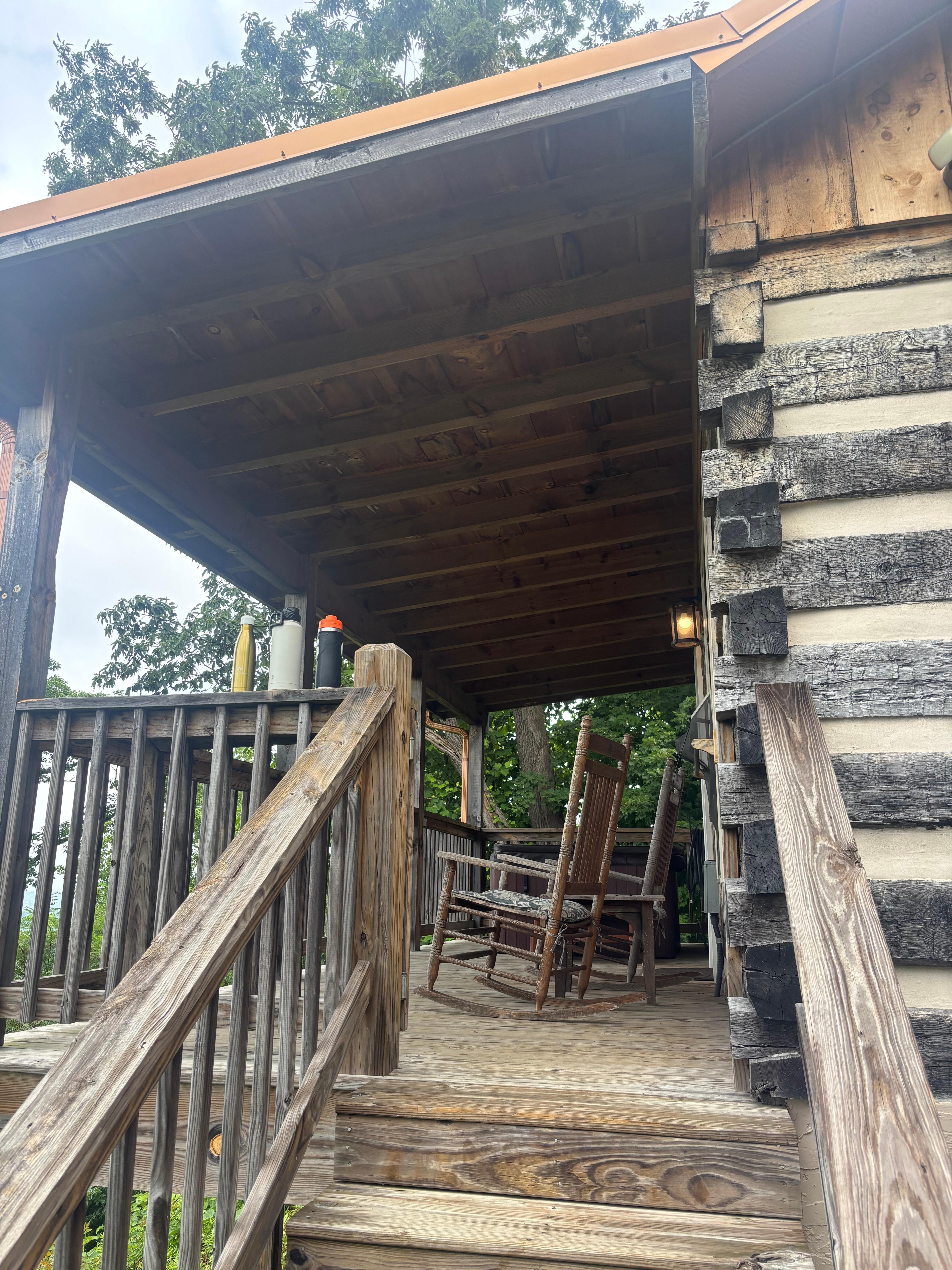 entrance of cabin