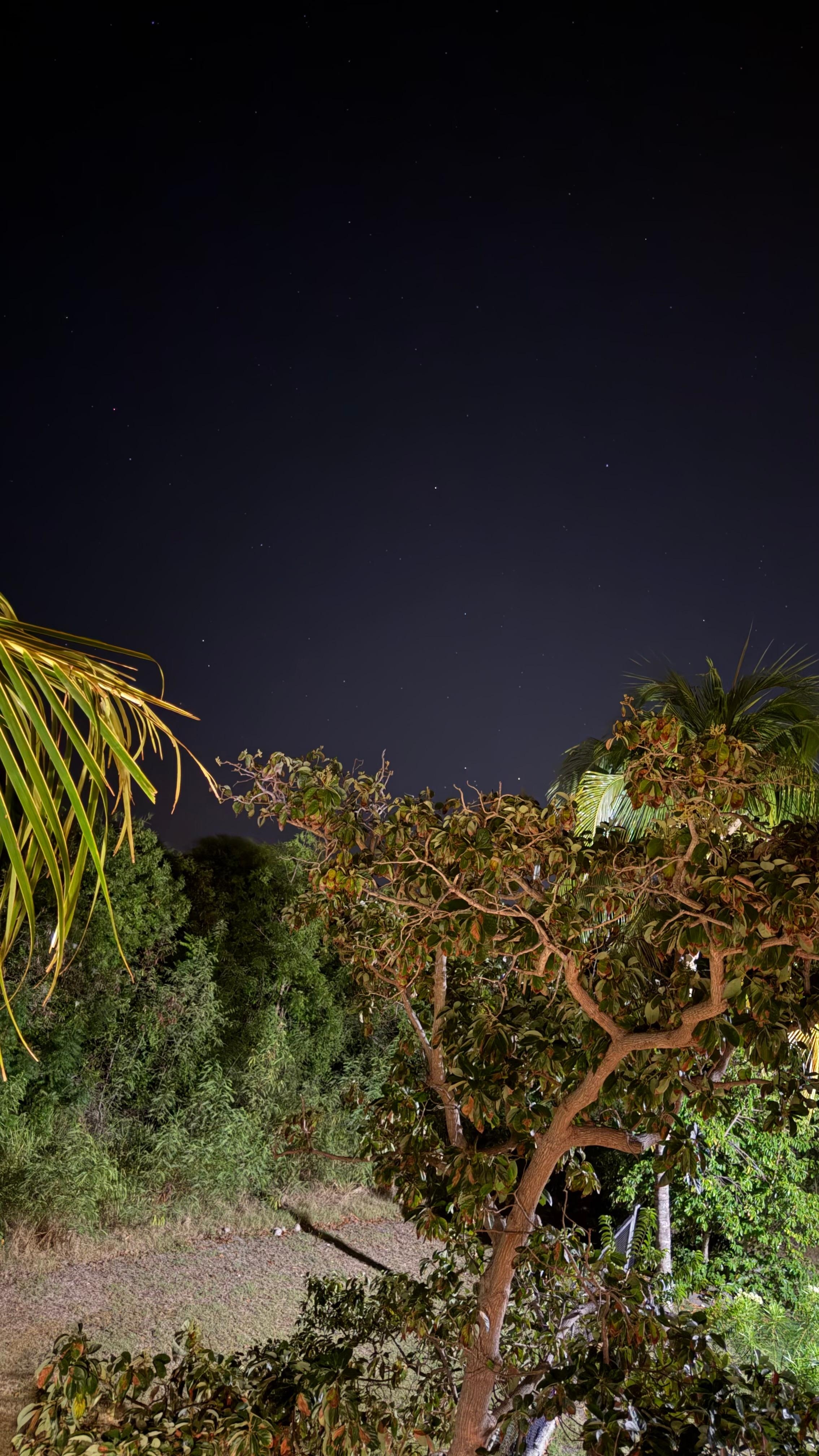 Nights time balcony views