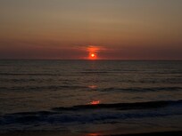Sunset from the patio.