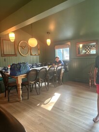 Adorable decor…very well thought out and a lot of attention to detail was apparent. Great place for family and there are multiple cabins to rent next to each other for multiple friends or family gatherings