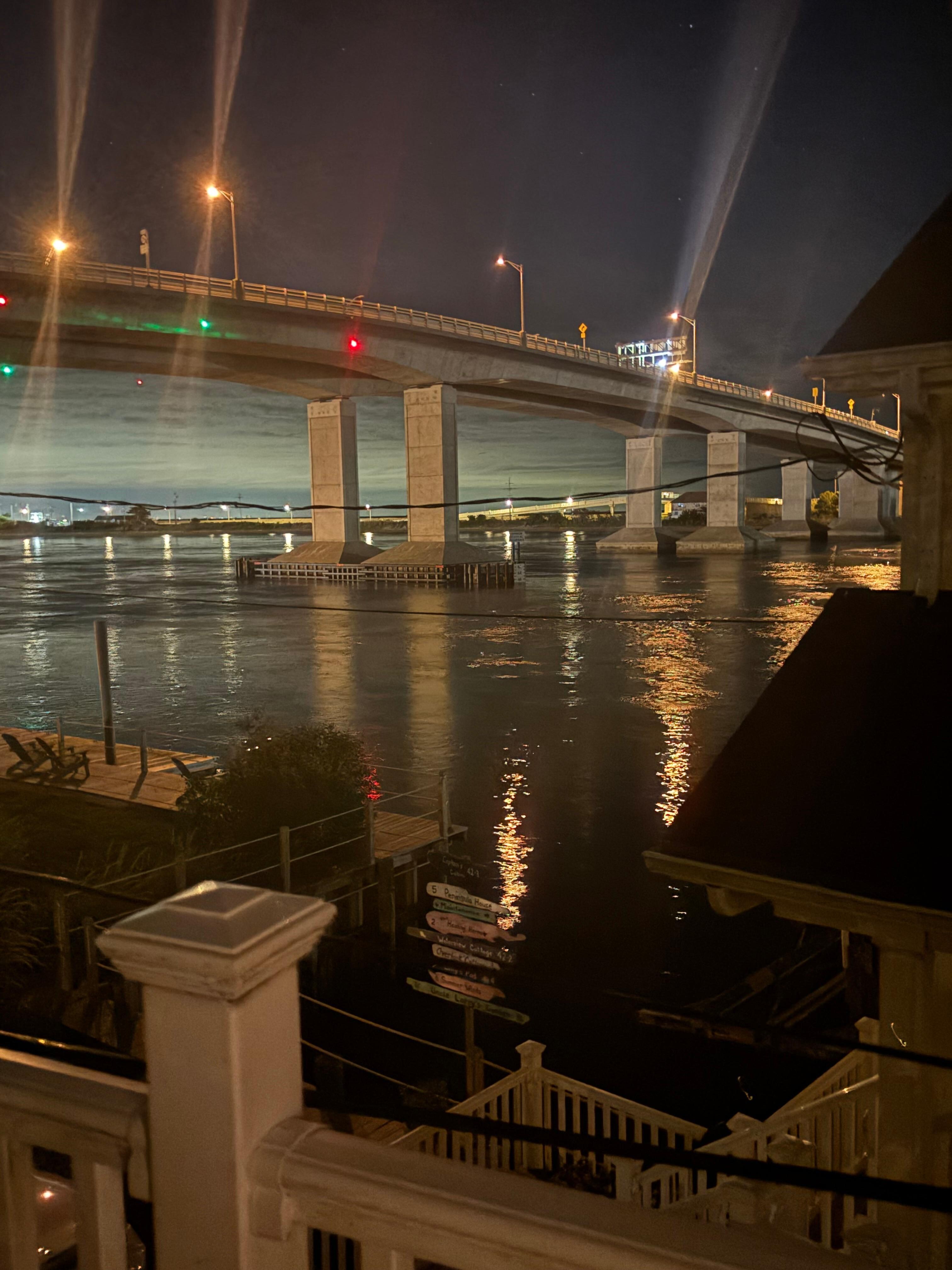 Night view from the balcony.