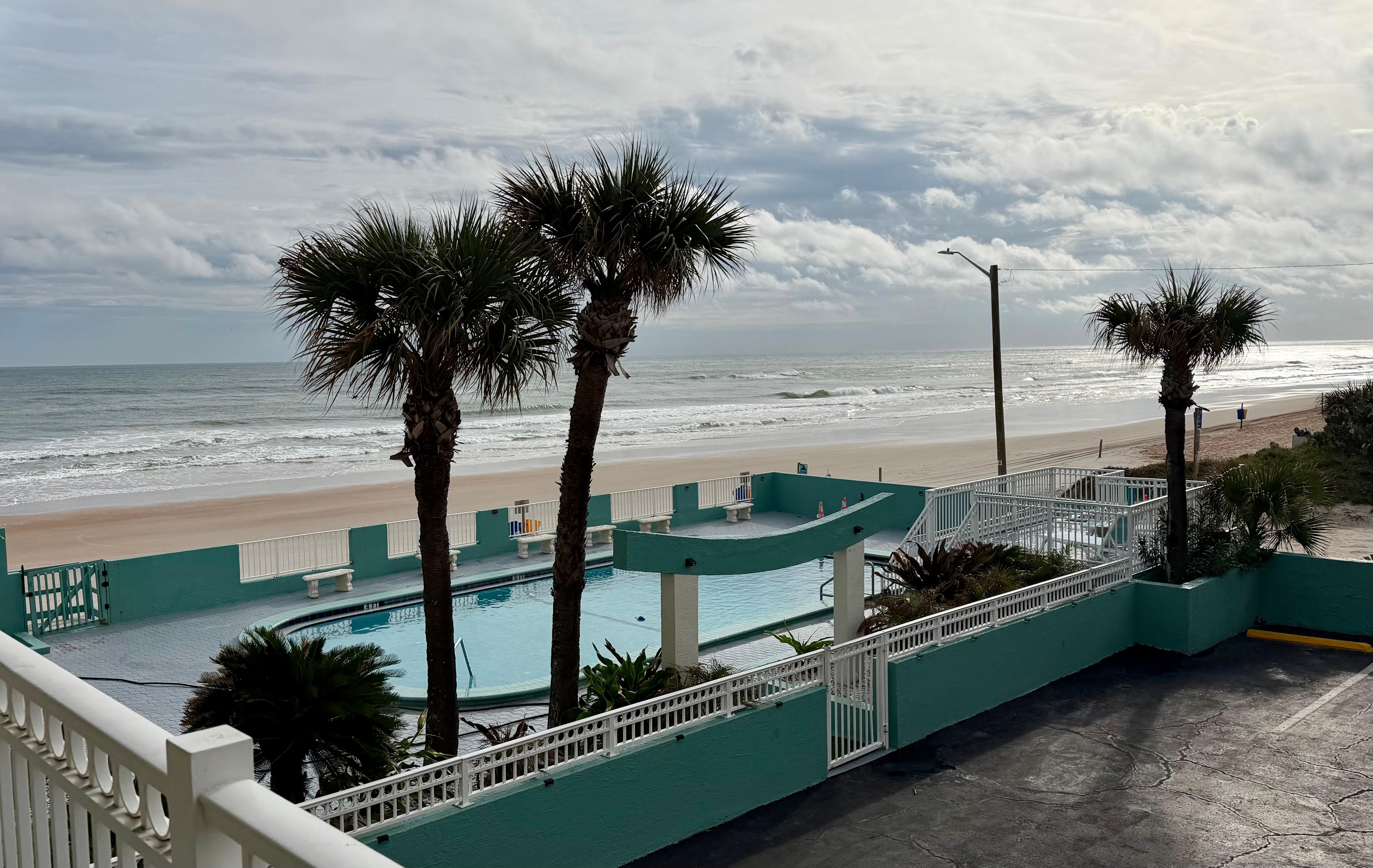 The view is nice. That’s what sucked us in. 