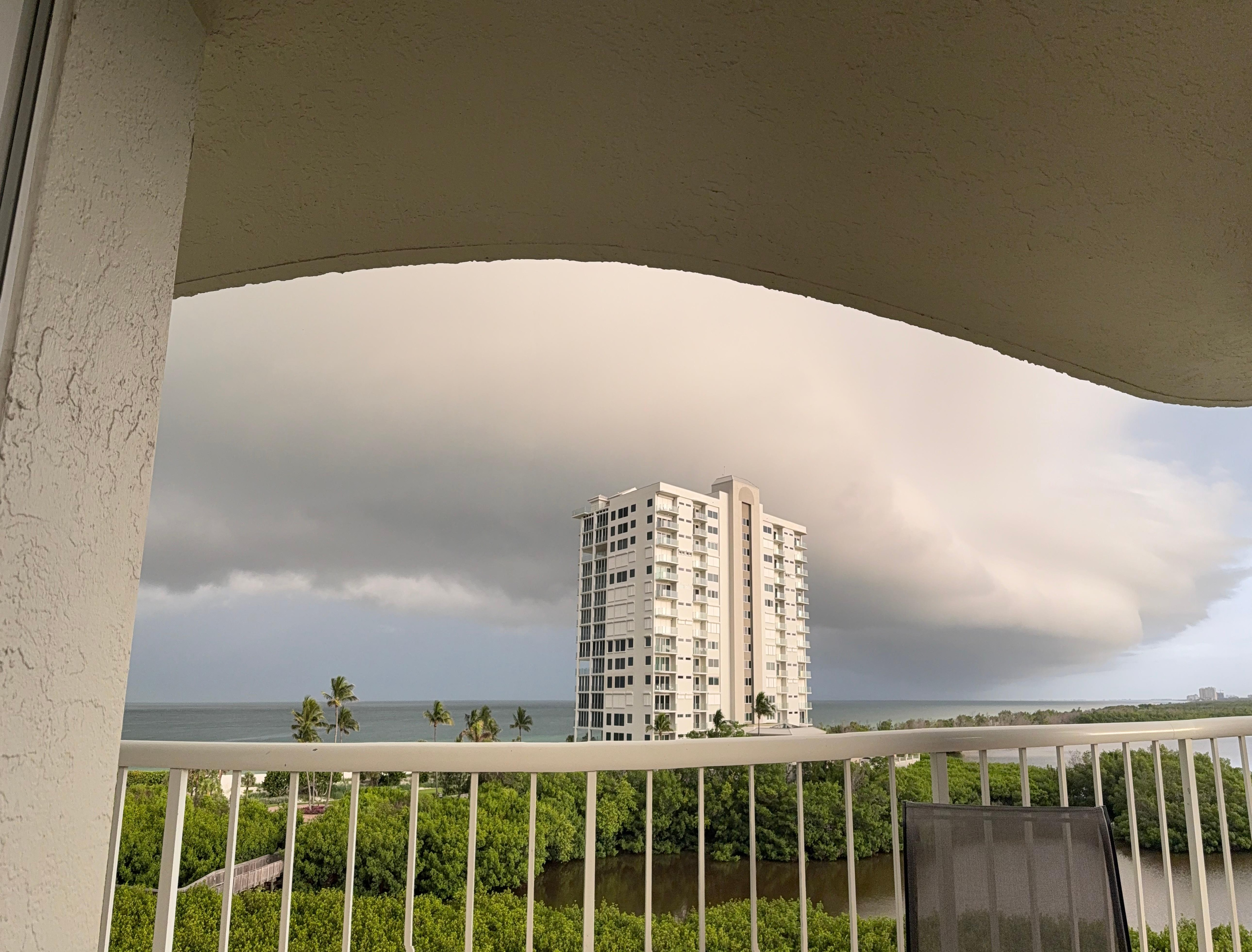 Storm rolling in off the Gulf