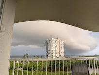Storm rolling in off the Gulf