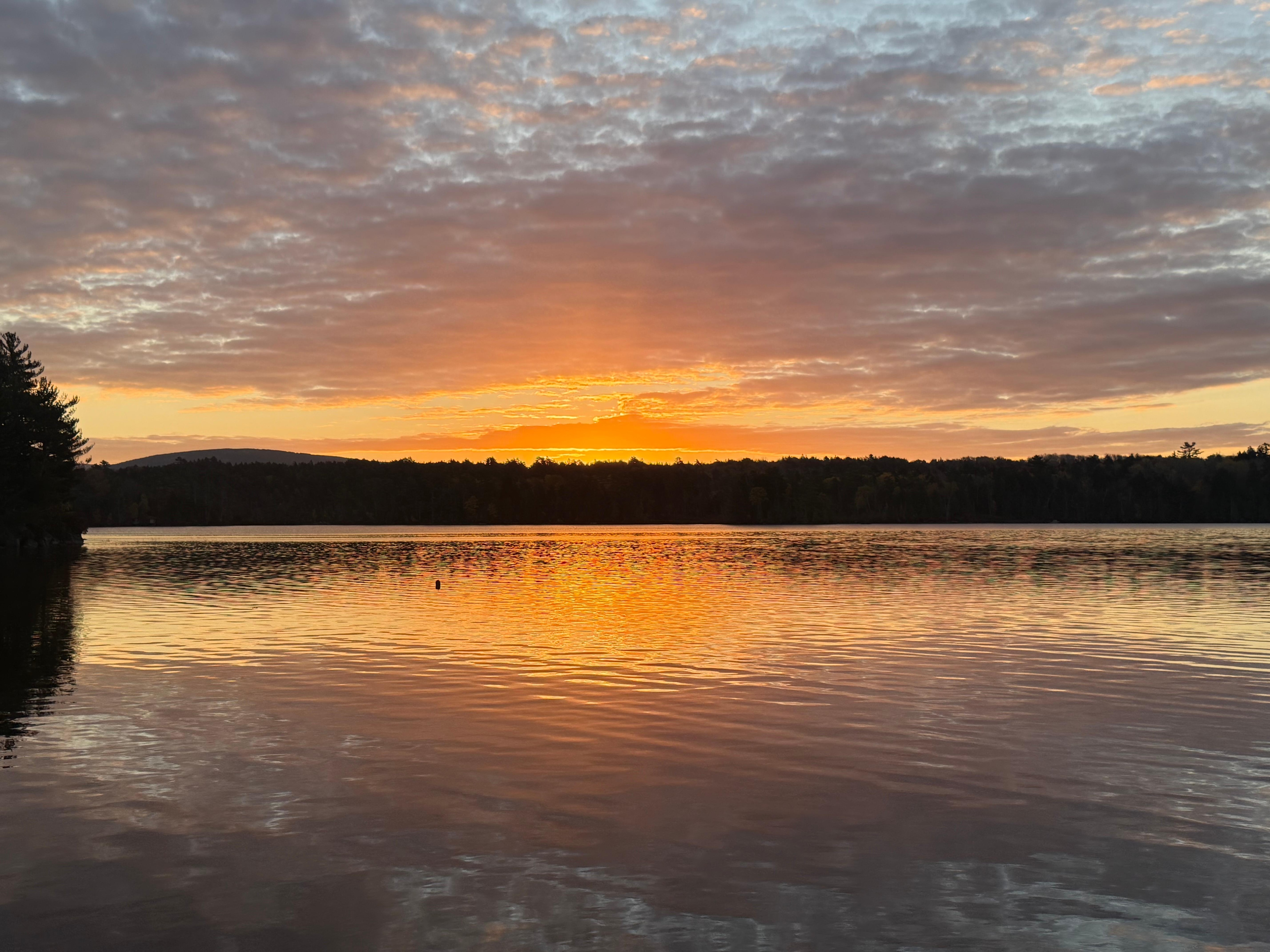 Sunrise from the dock
